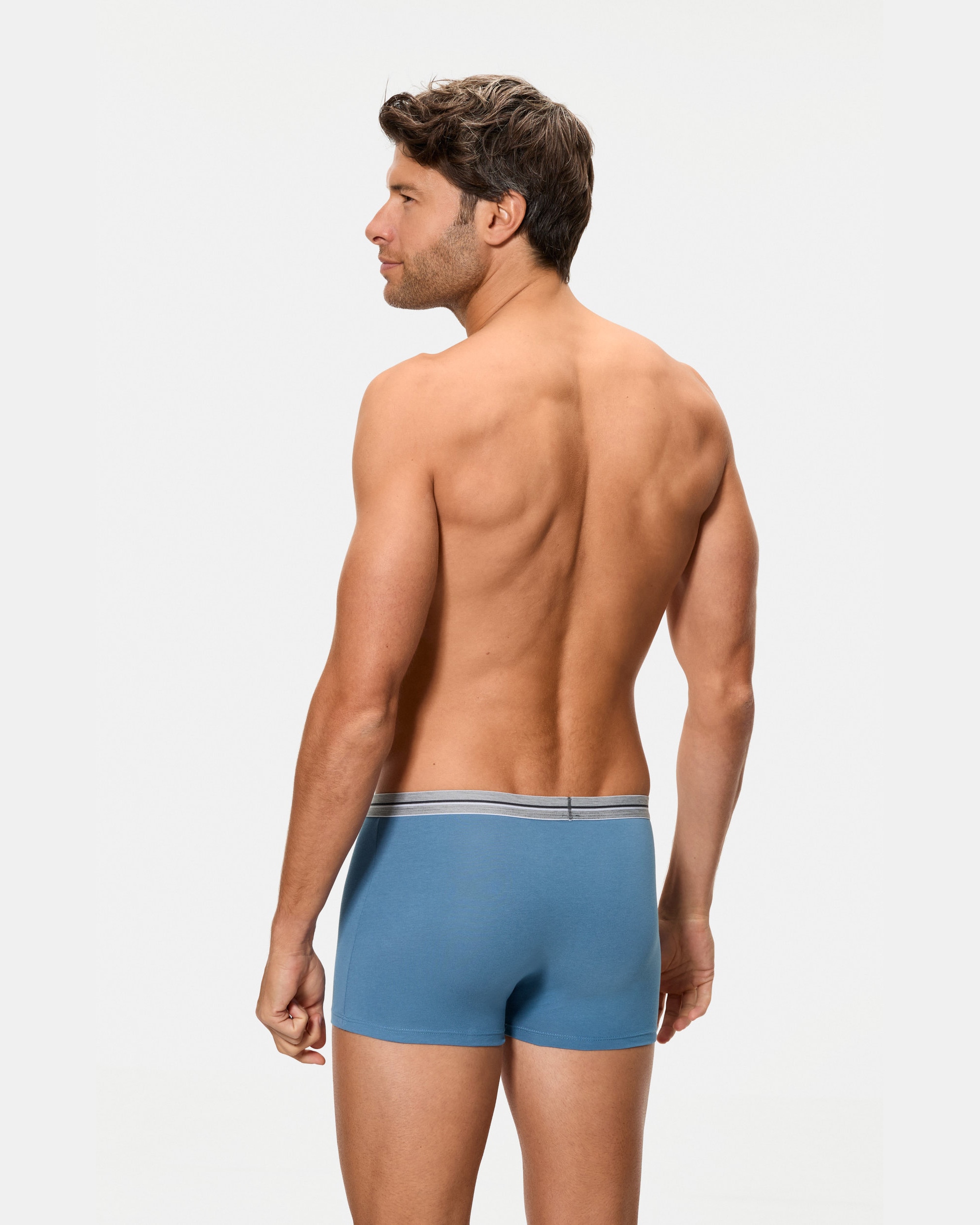 Boxers de Tecido Algodão Resistente Multicolor-3