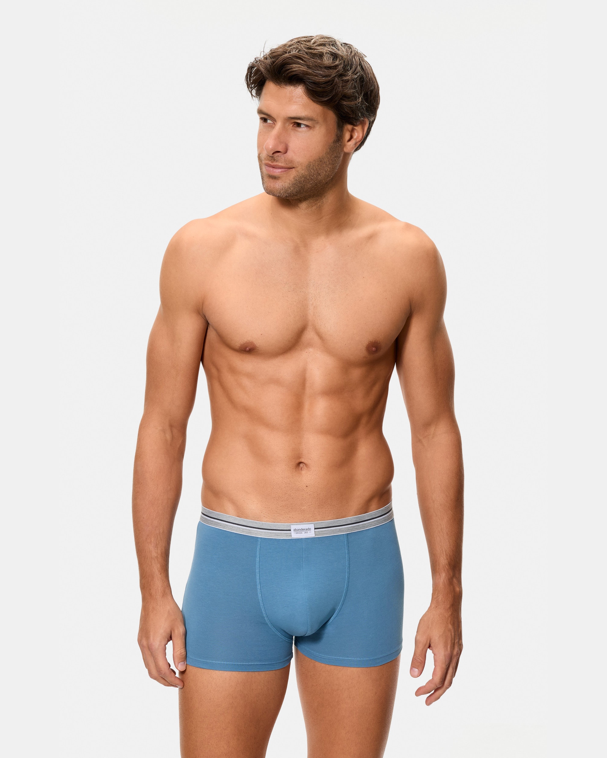 Boxers de Tecido Algodão Resistente Multicolor-5