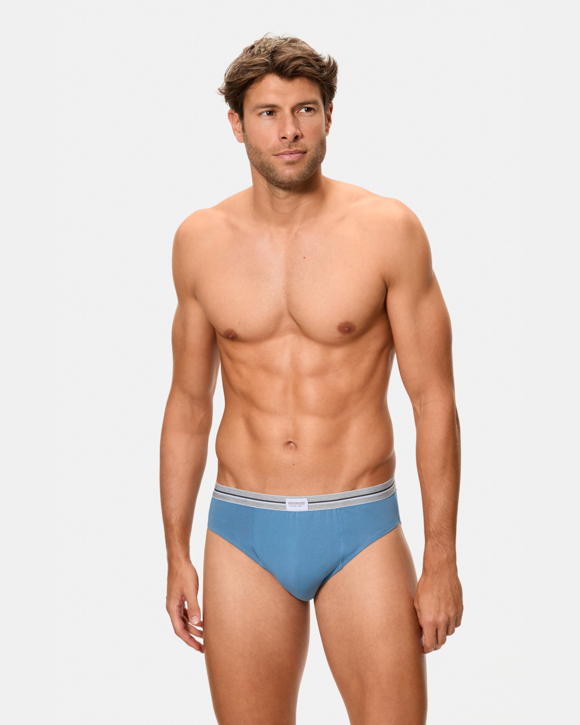 Pack de Dois Slip de Tecido Algodão Resistente Multicolor-2