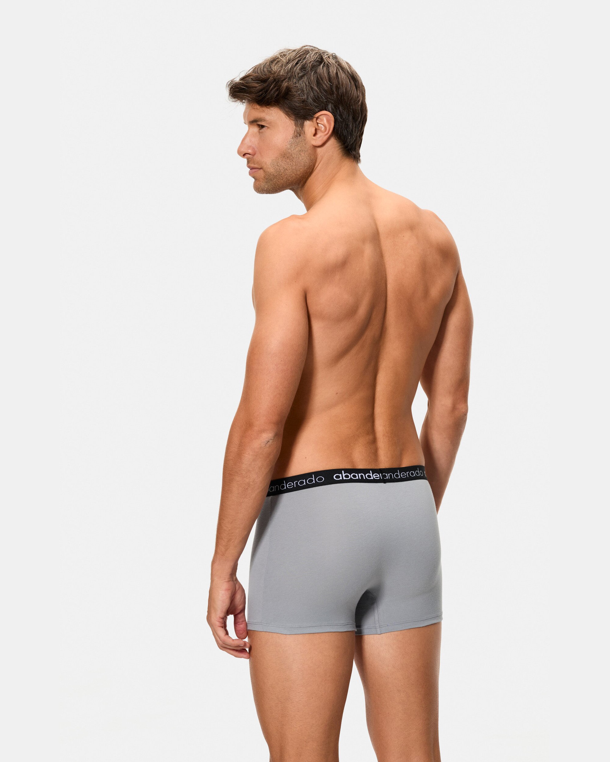 Boxers de Tecido em Algodão Elástico Multicolor-3
