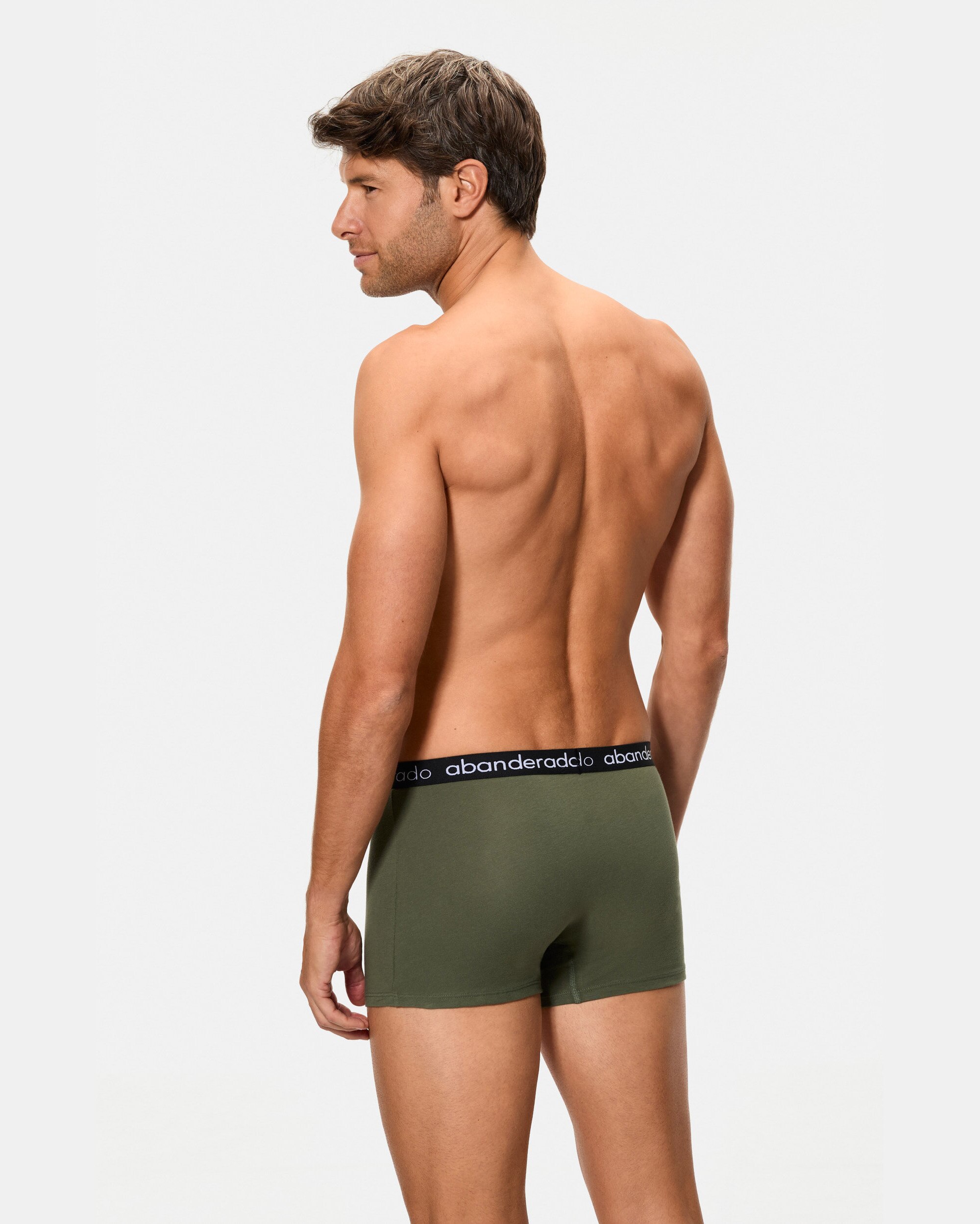 Boxers de Tecido em Algodão Elástico Multicolor-3