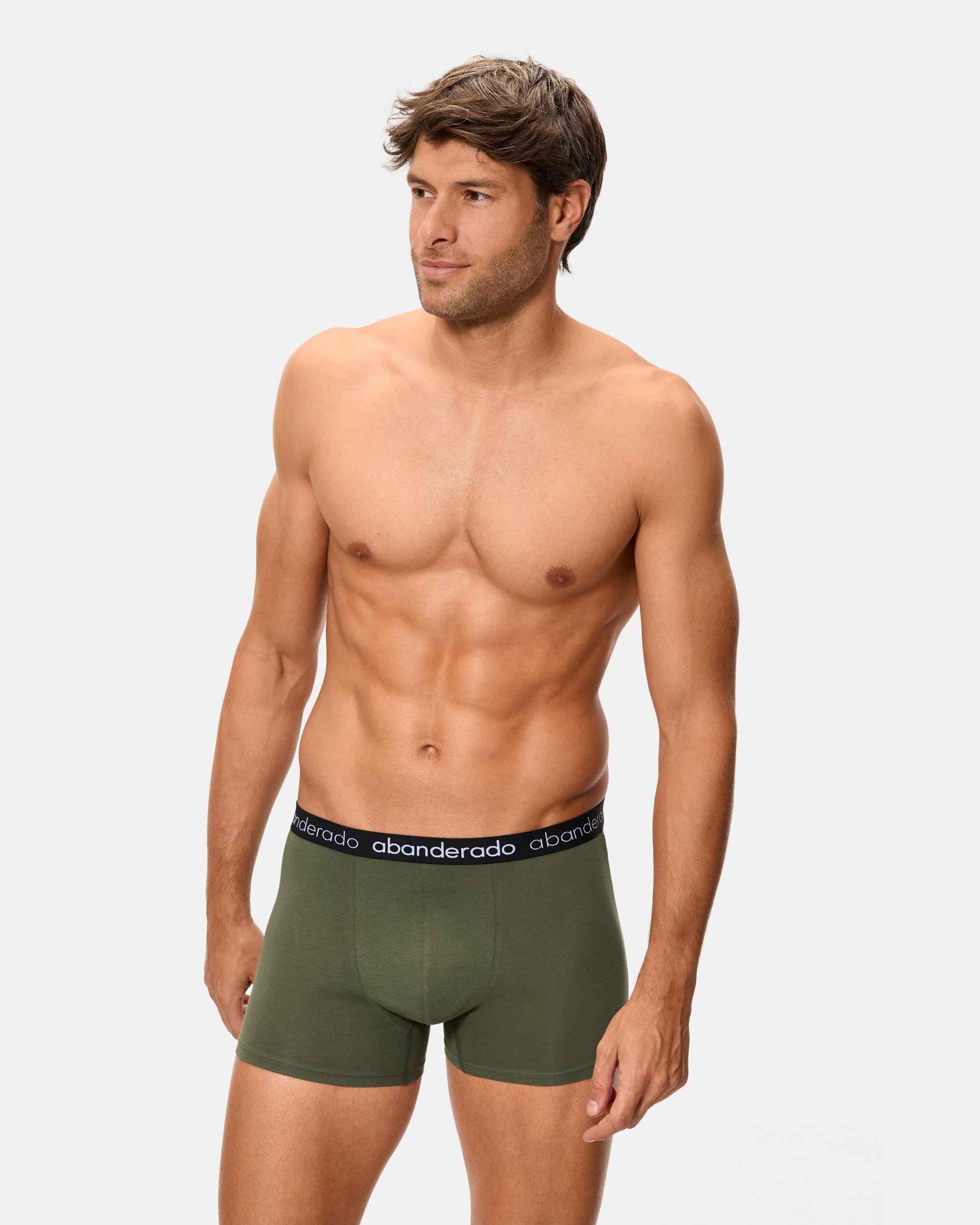 Boxers de Tecido em Algodão Elástico Multicolor-5