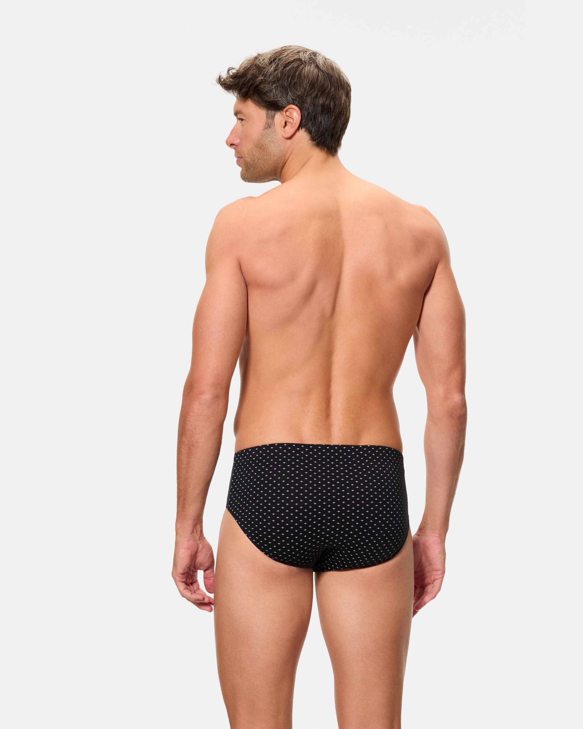 Pack de Três Slips Semicurtos com Estampados Multicolor-3