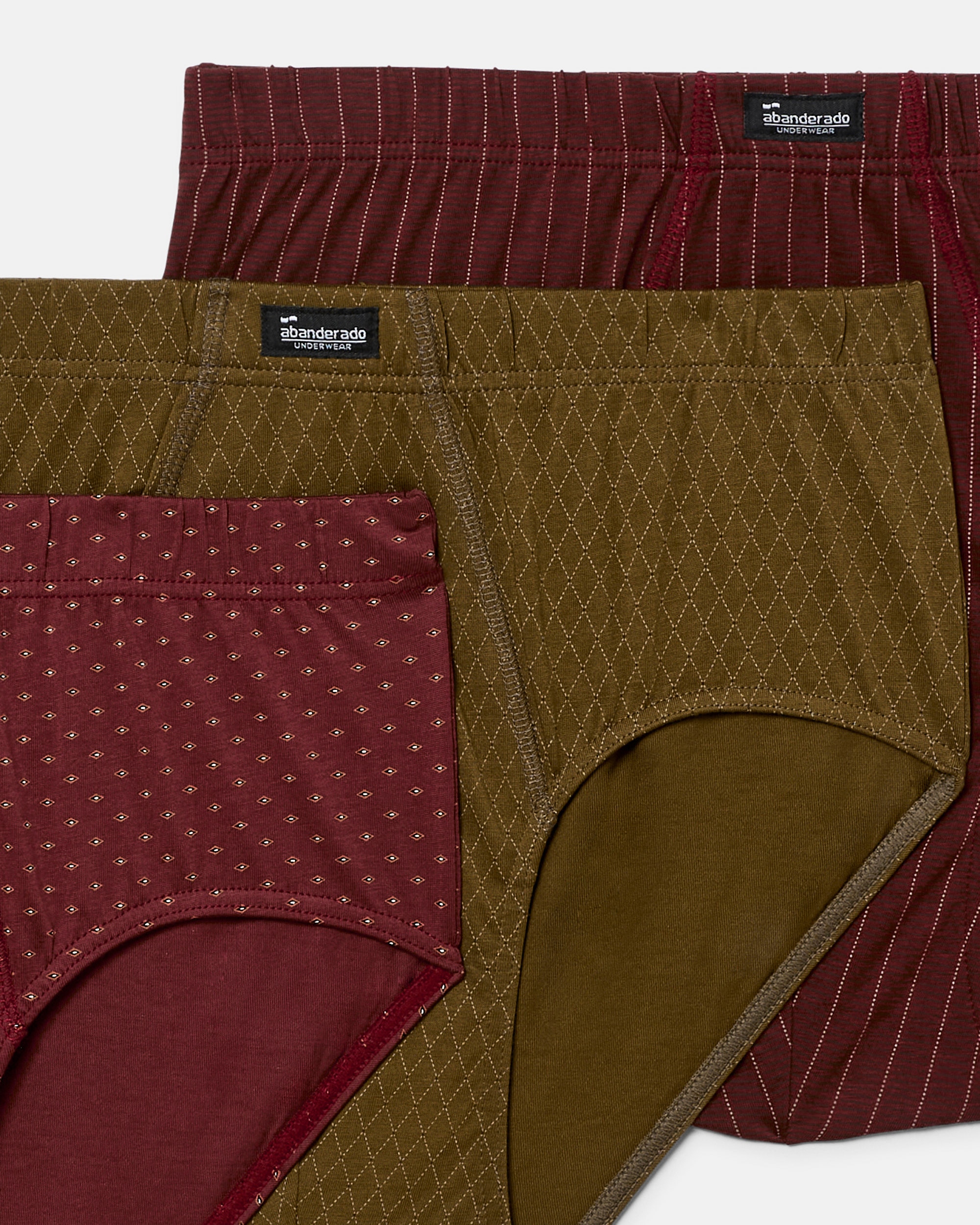 Pack de Três Slips Abertos com Estampados Multicolor-6