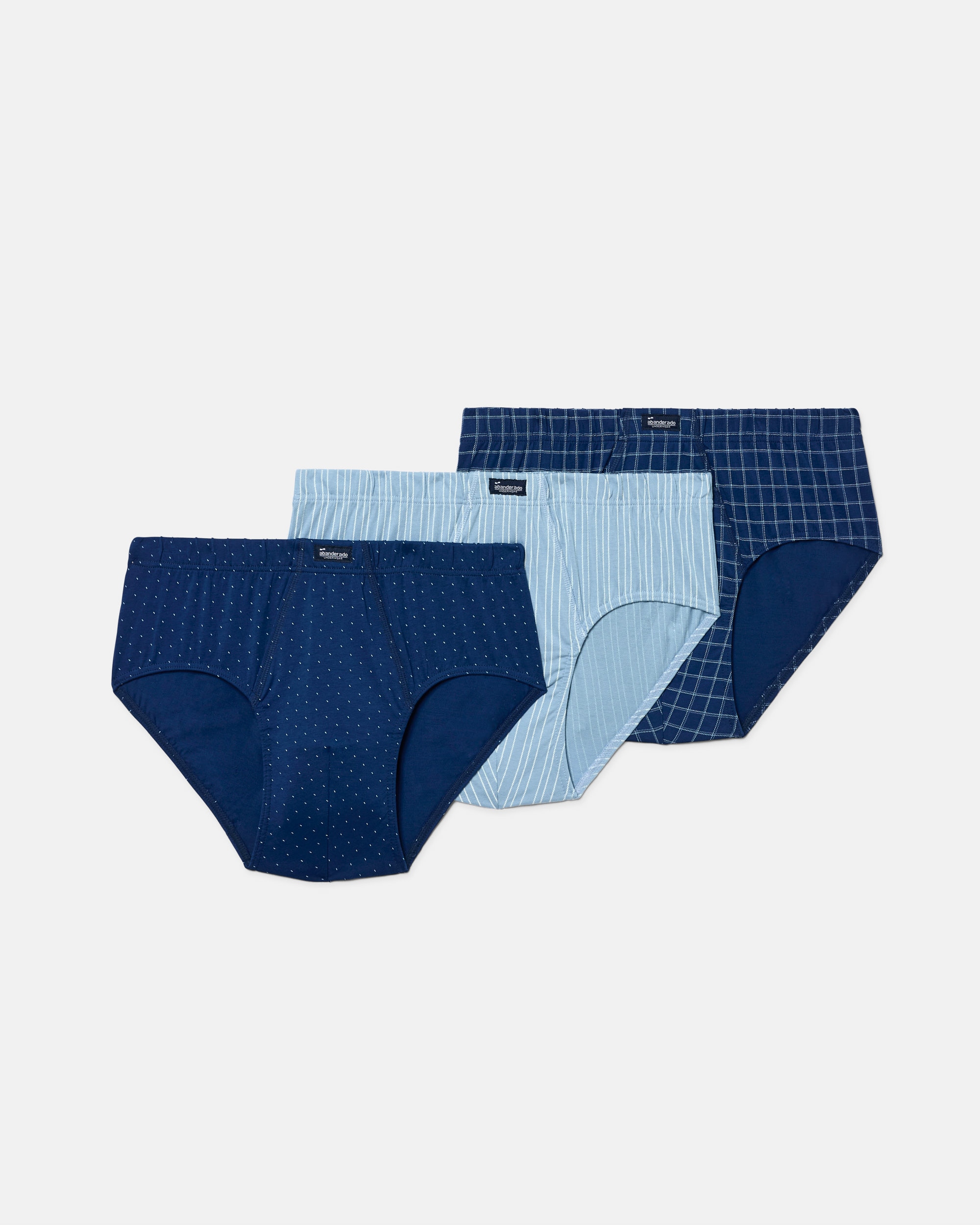 Imagem 0 de Pack de Três Slips Abertos com Estampados