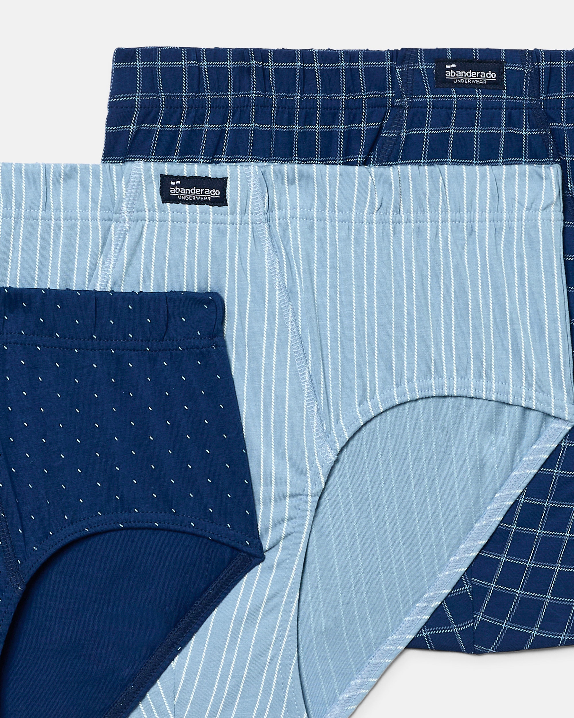 Pack de Três Slips Abertos com Estampados Multicolor-6