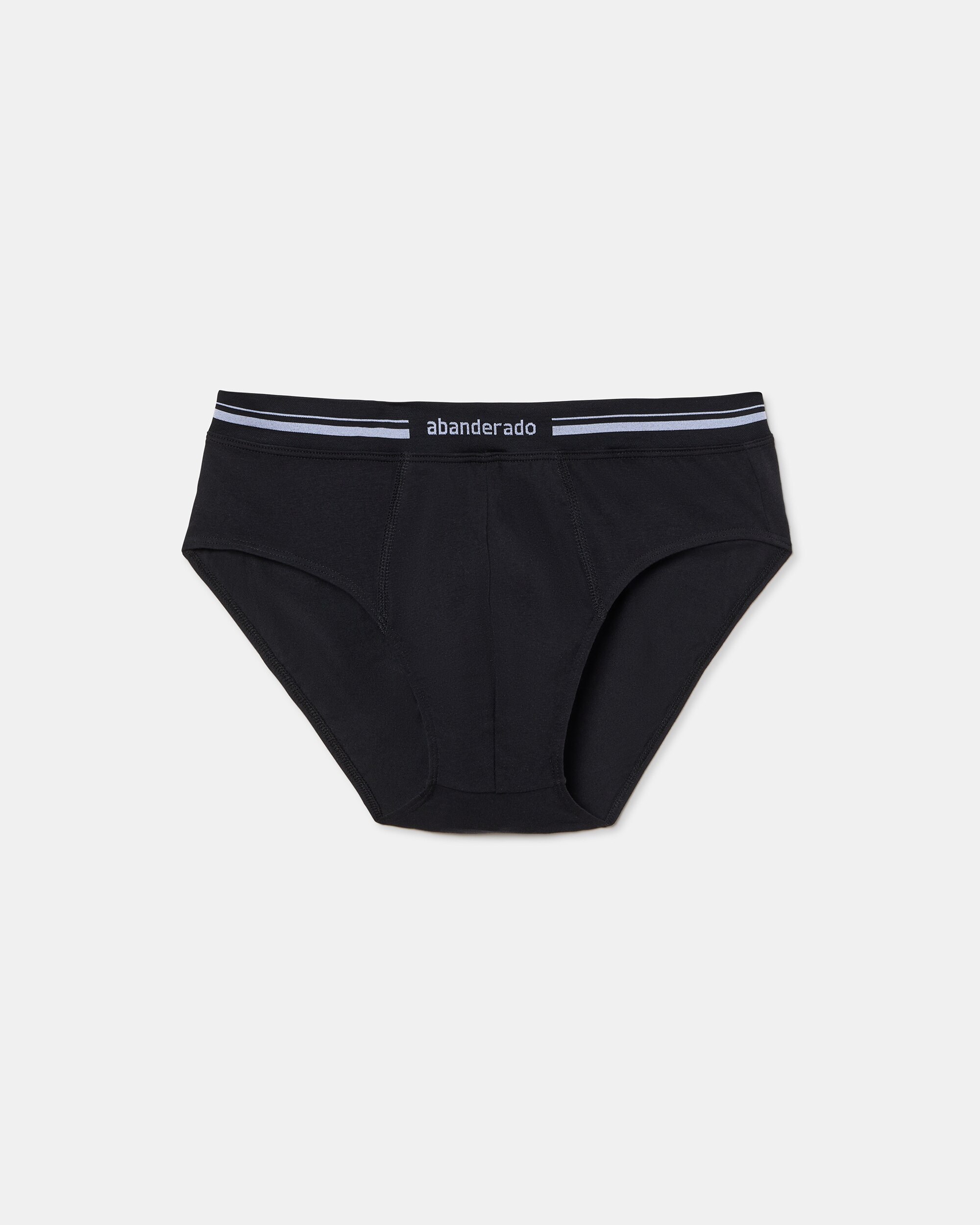 Slip Fechado com Cintura Extra Suave Preto-4
