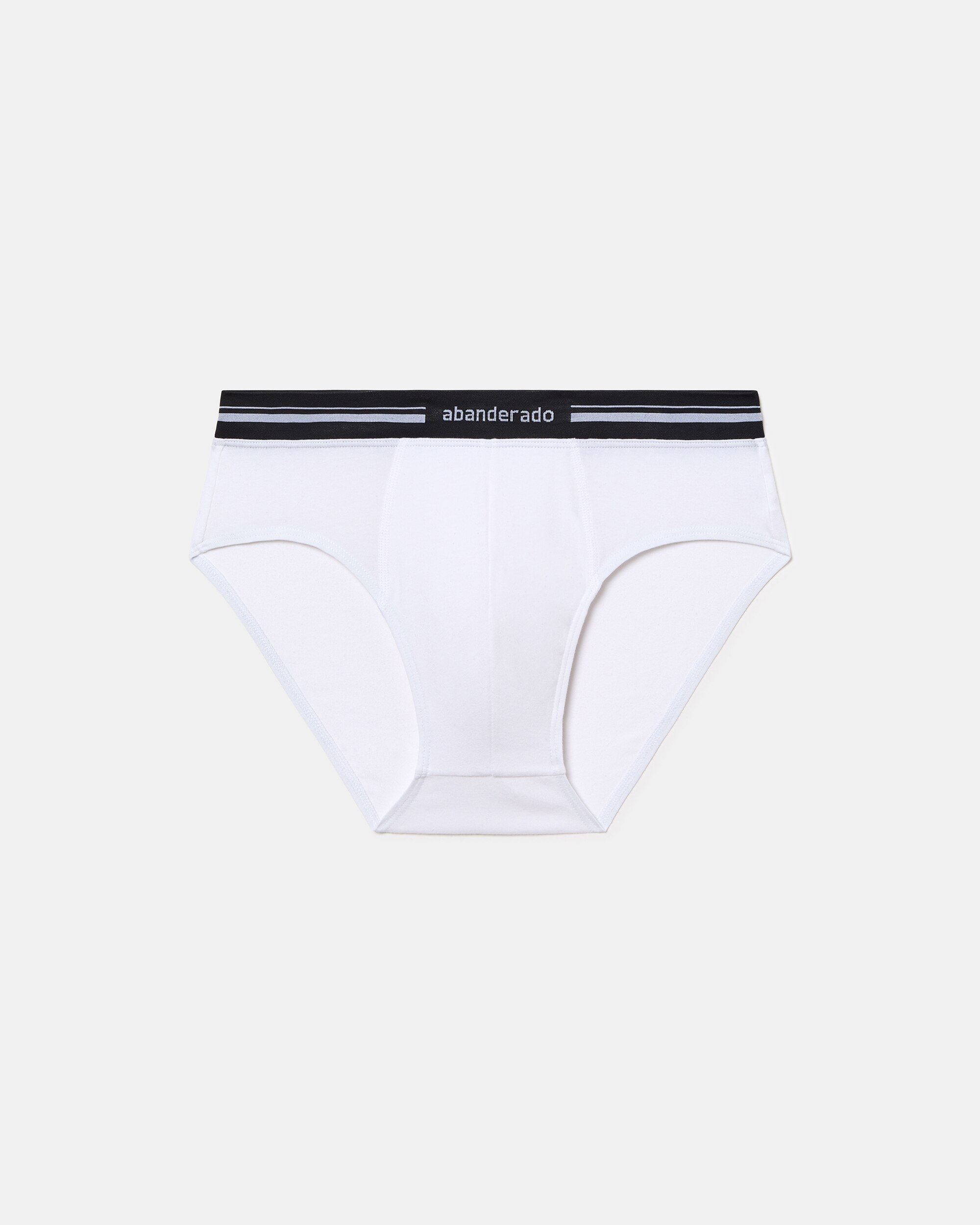 Slip Fechado com Cintura Extra Suave Branco-4
