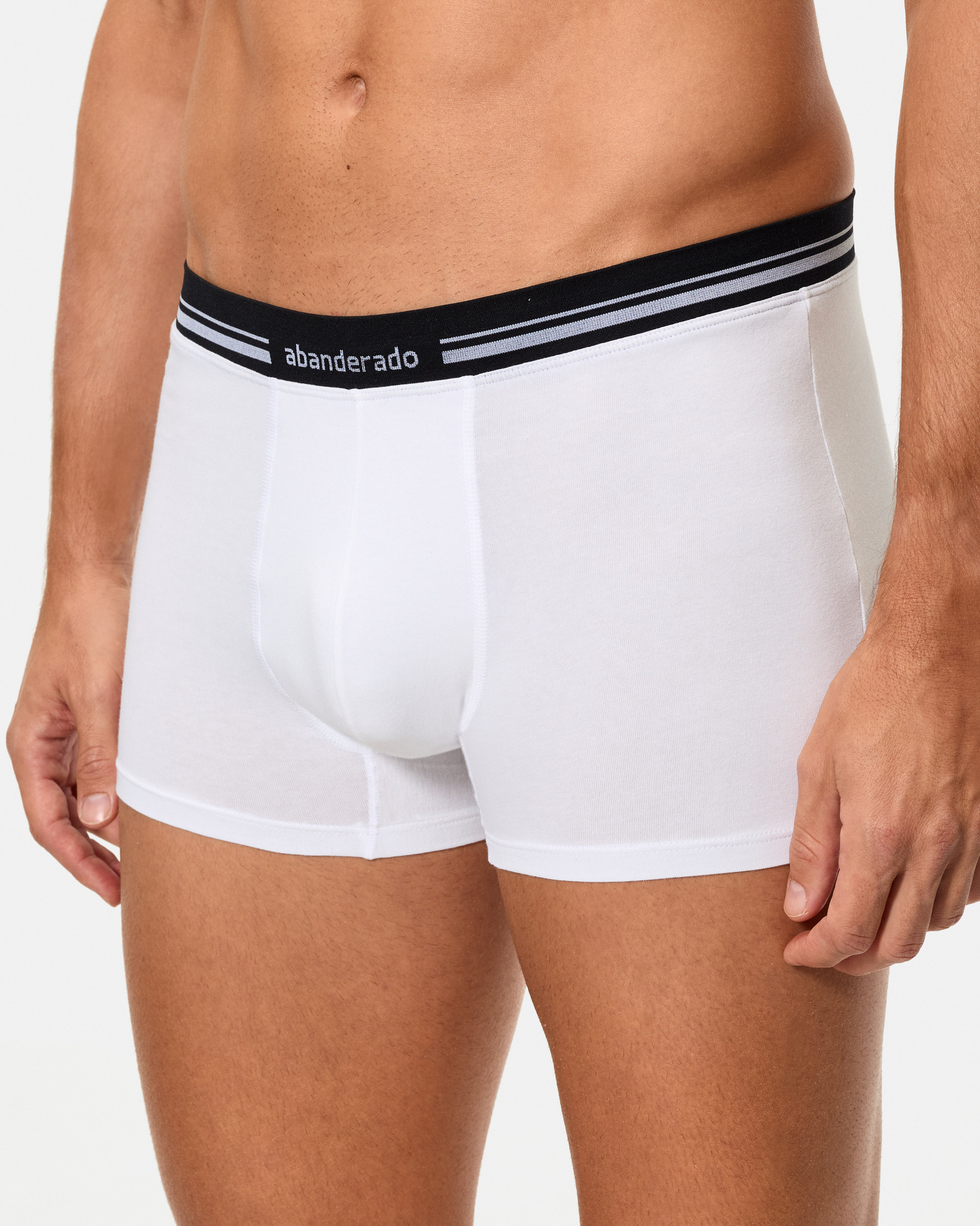 Bóxer com Cintura Extra Suave Branco-3
