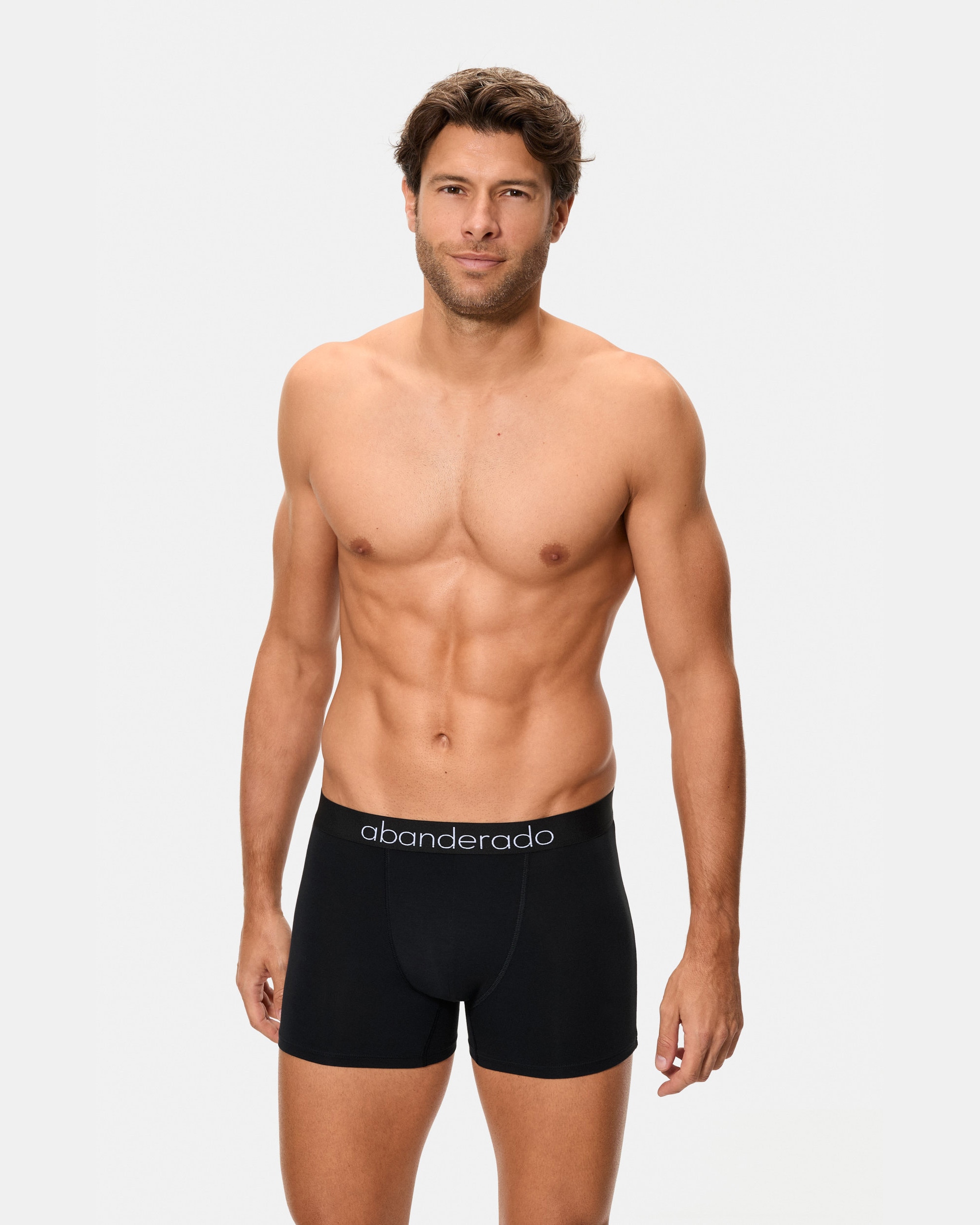Boxers de Malha de Fibra Natural de Bambu Multicolor-2