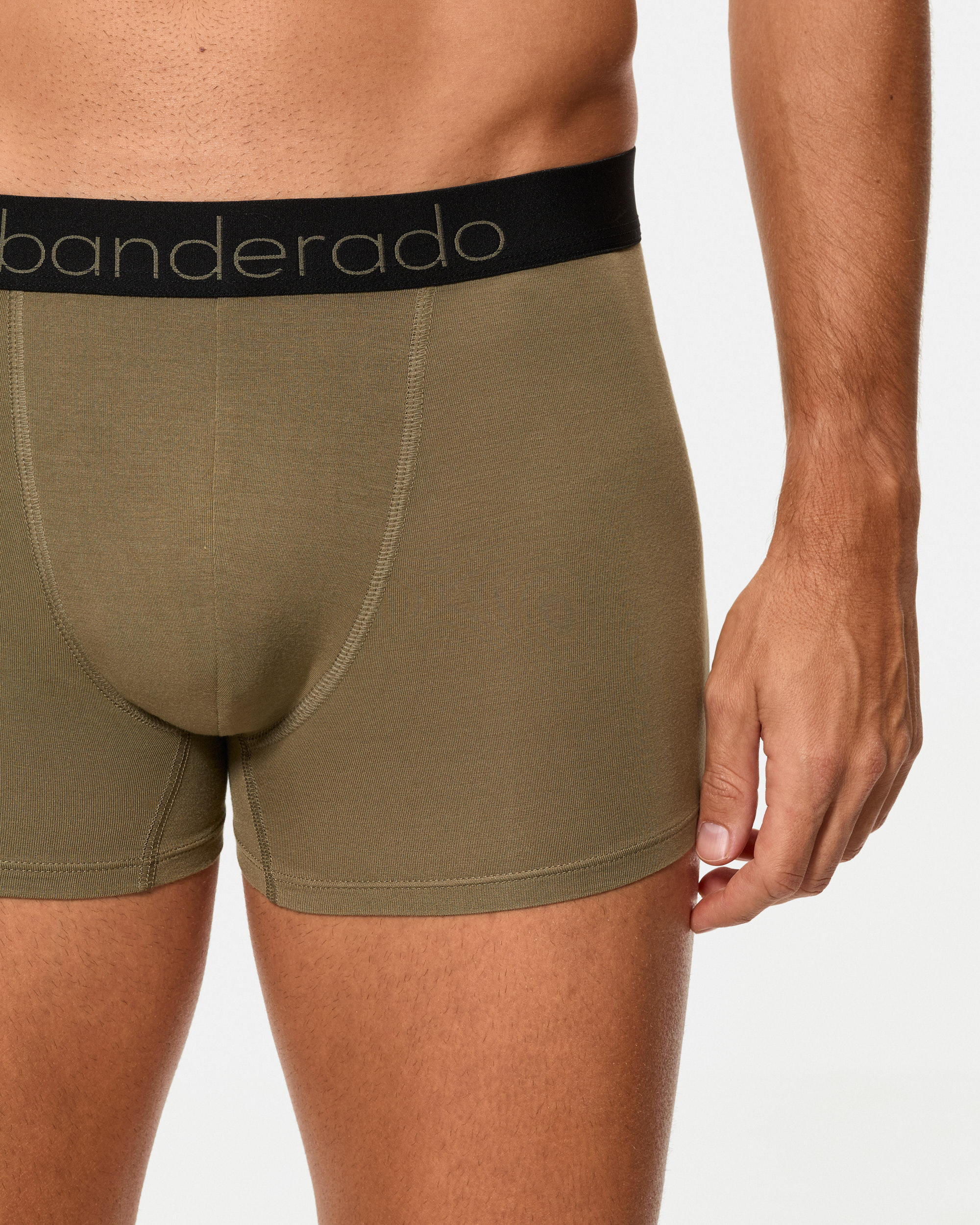Boxers de Malha de Fibra Natural de Bambu Multicolor-4