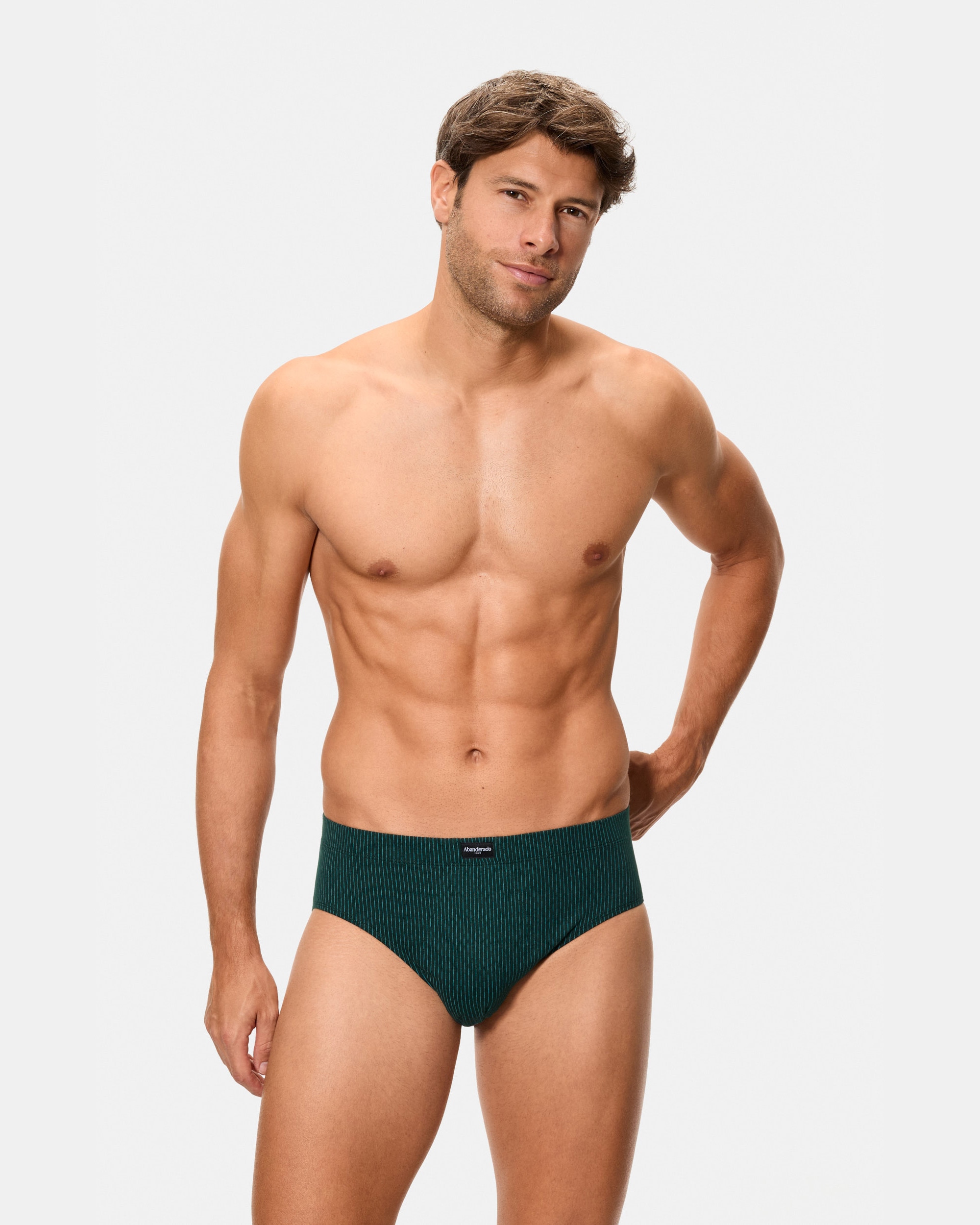 Imagem 0 de Pack de Três Slips Semicurto com Algodão Estampado