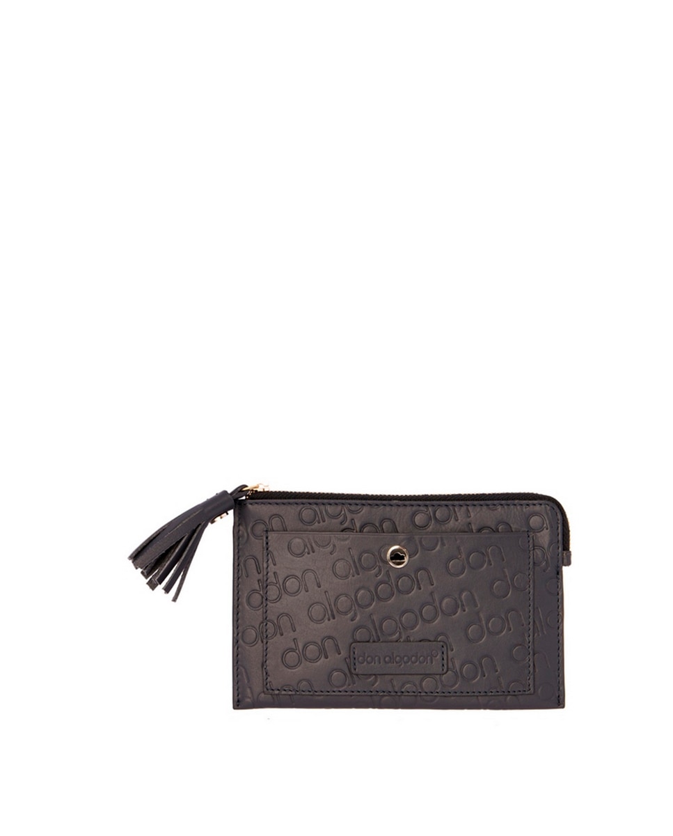 Imagem 0 de Porta-moedas de Pele em Cinzento