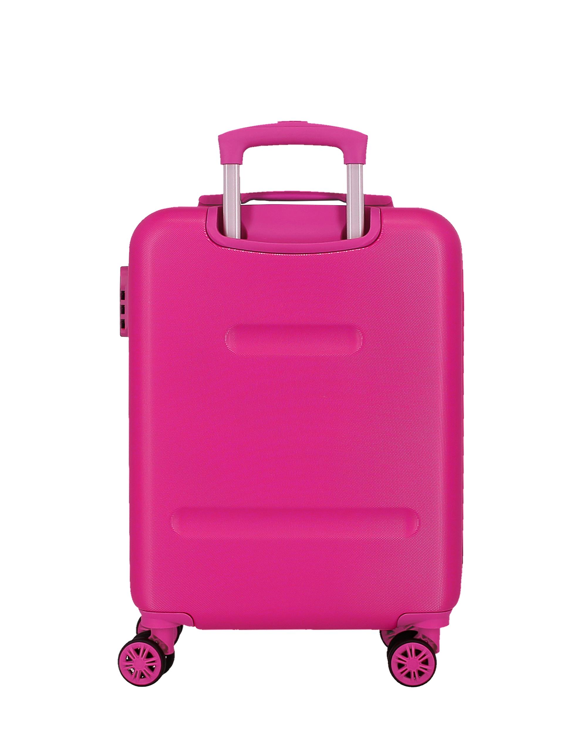Mala de Cabine Enjoy Minnie Icon Rígida com Capacidade de 34l Rosa-3