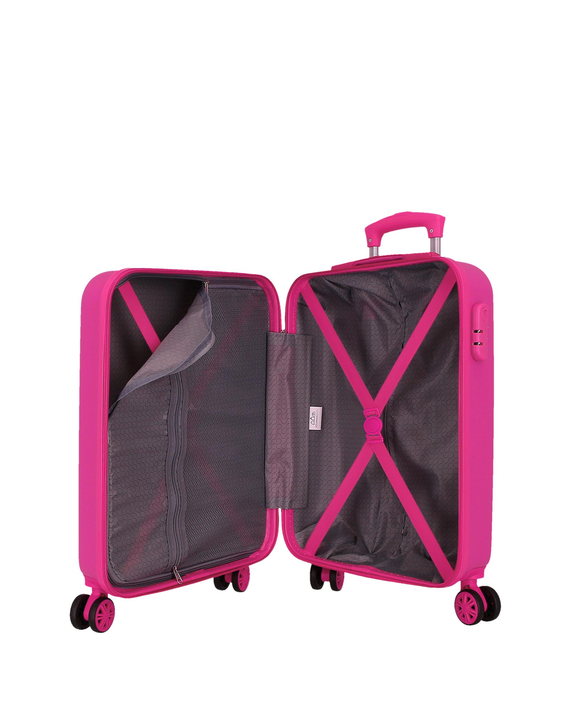 Mala de Cabine Enjoy Minnie Icon Rígida com Capacidade de 34l Rosa-5
