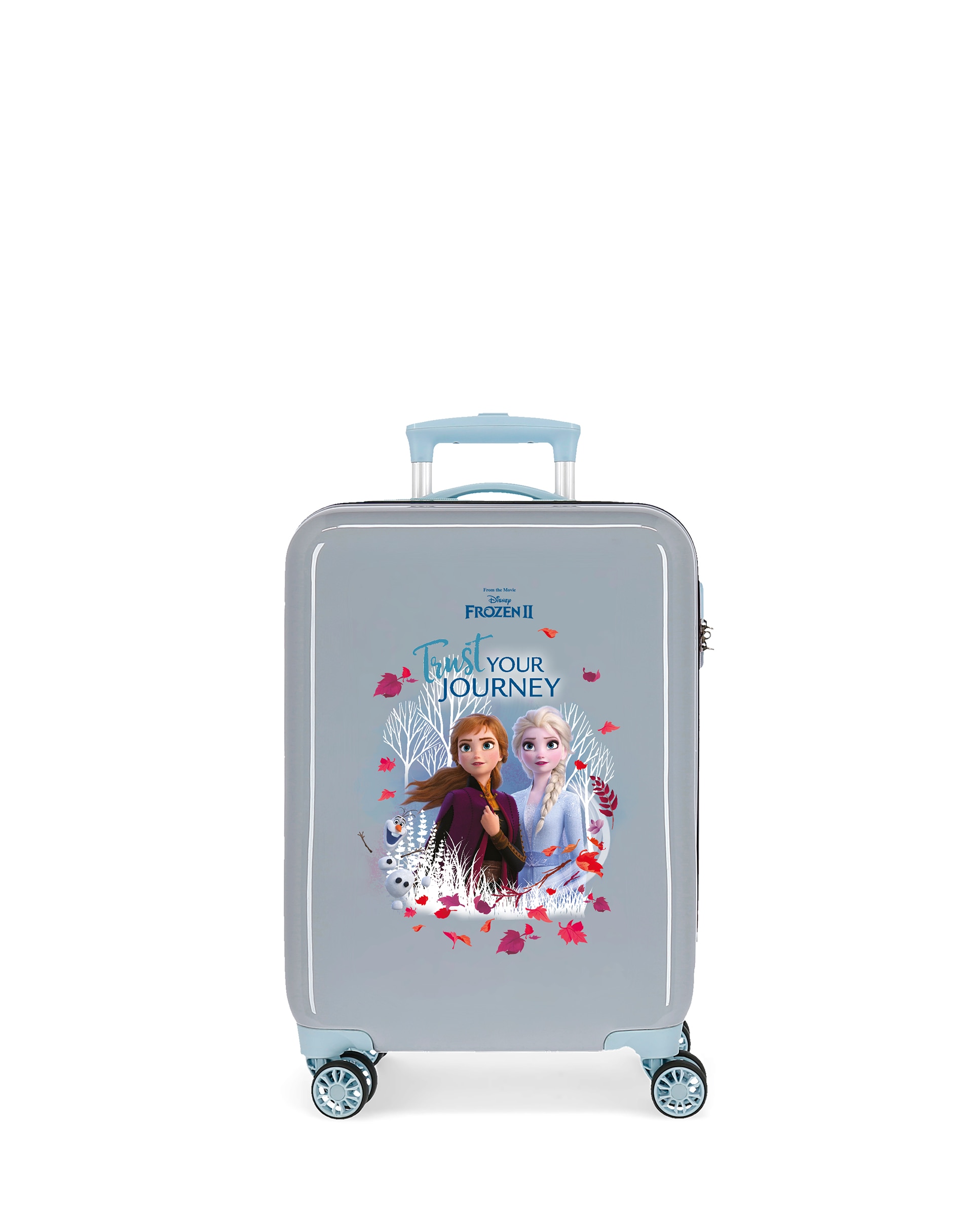 Mala de Cabine Frozen Trust Your Journey Rígida 35l em Azul-claro Azul-1