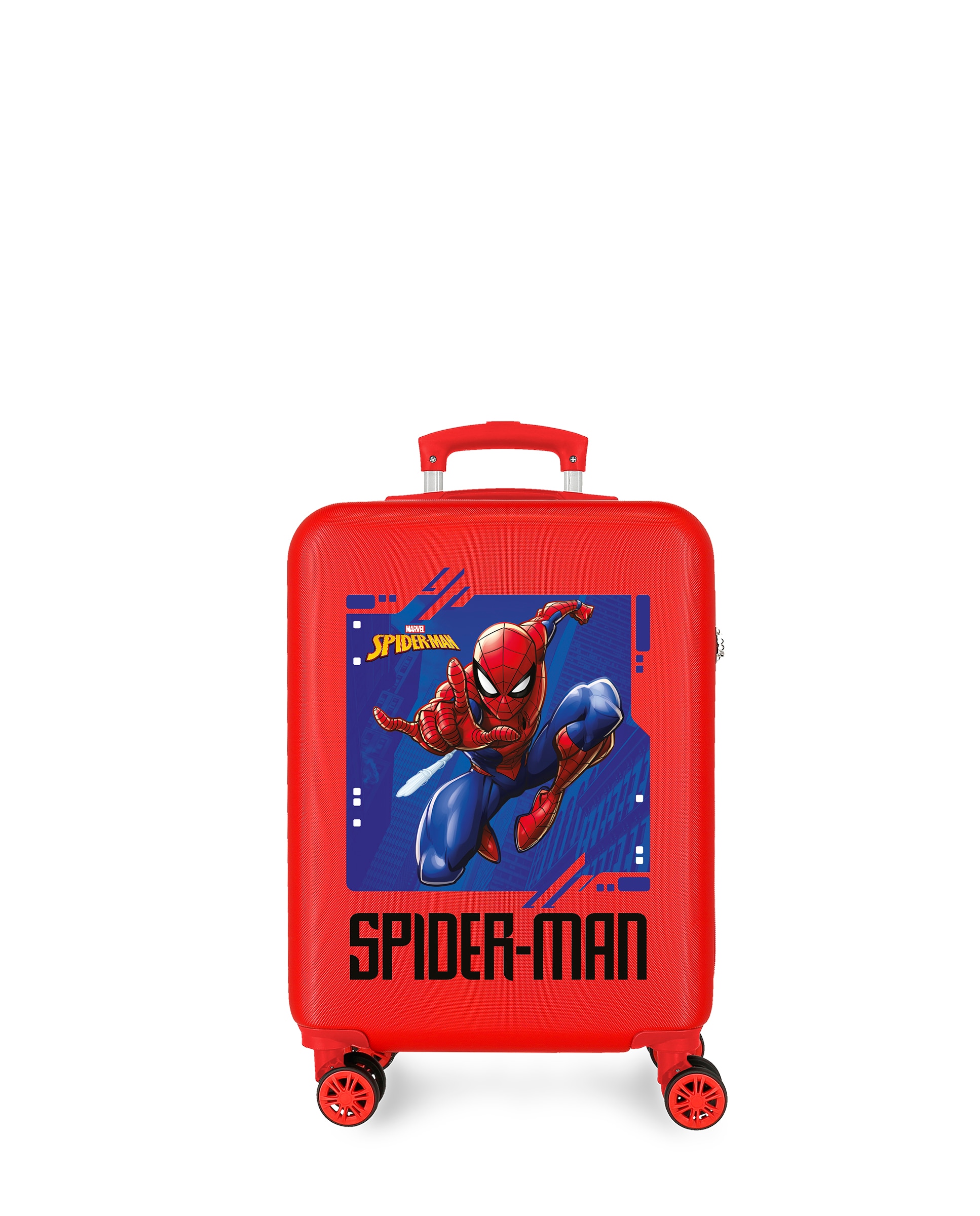 Imagem 0 de Maleta de Cabine Spiderman Street Rígida em Vermelho com Capacidade de 34l