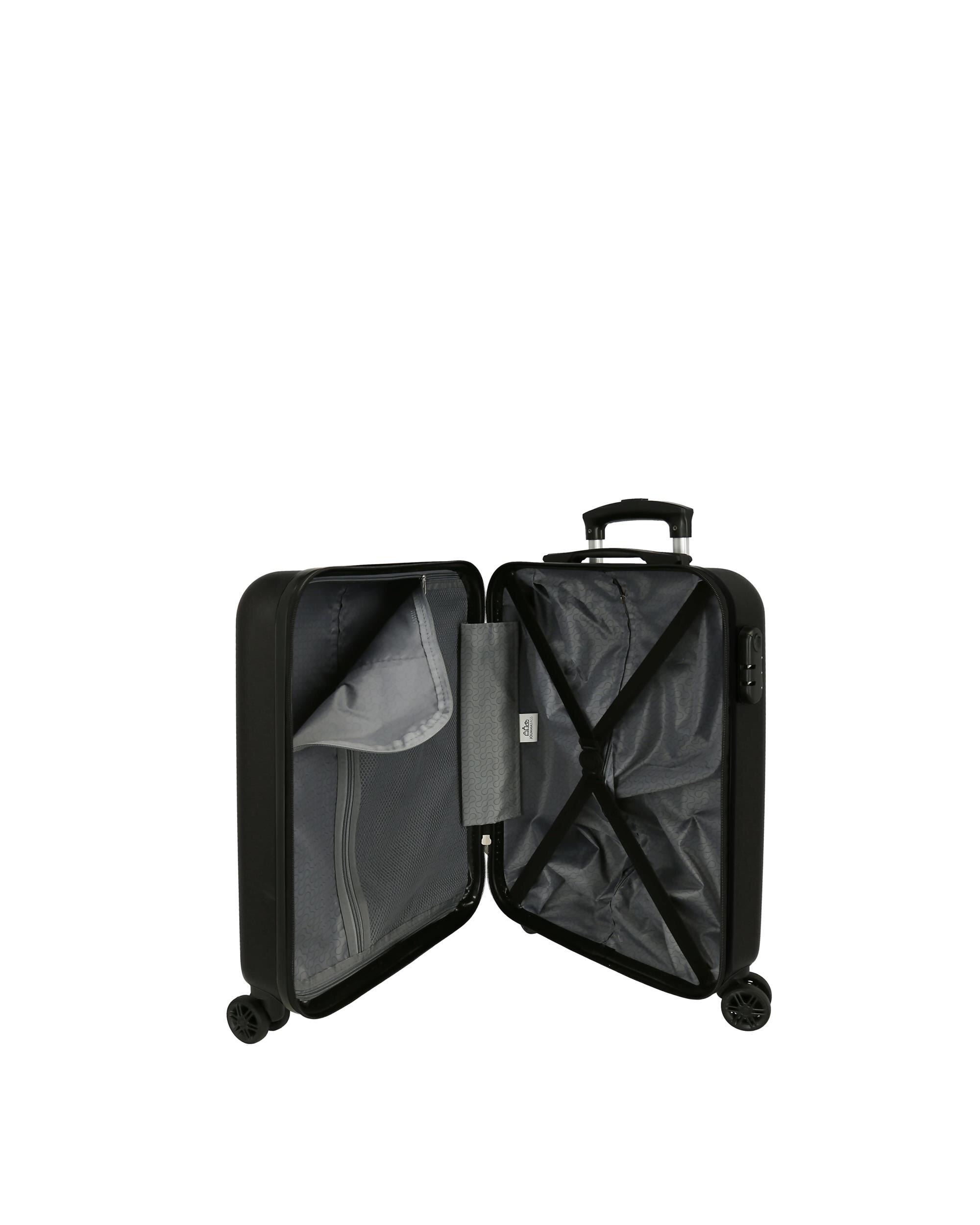 Caixa de cabine Mickey Letras rígida com uma capacidade de 34L Preto-5