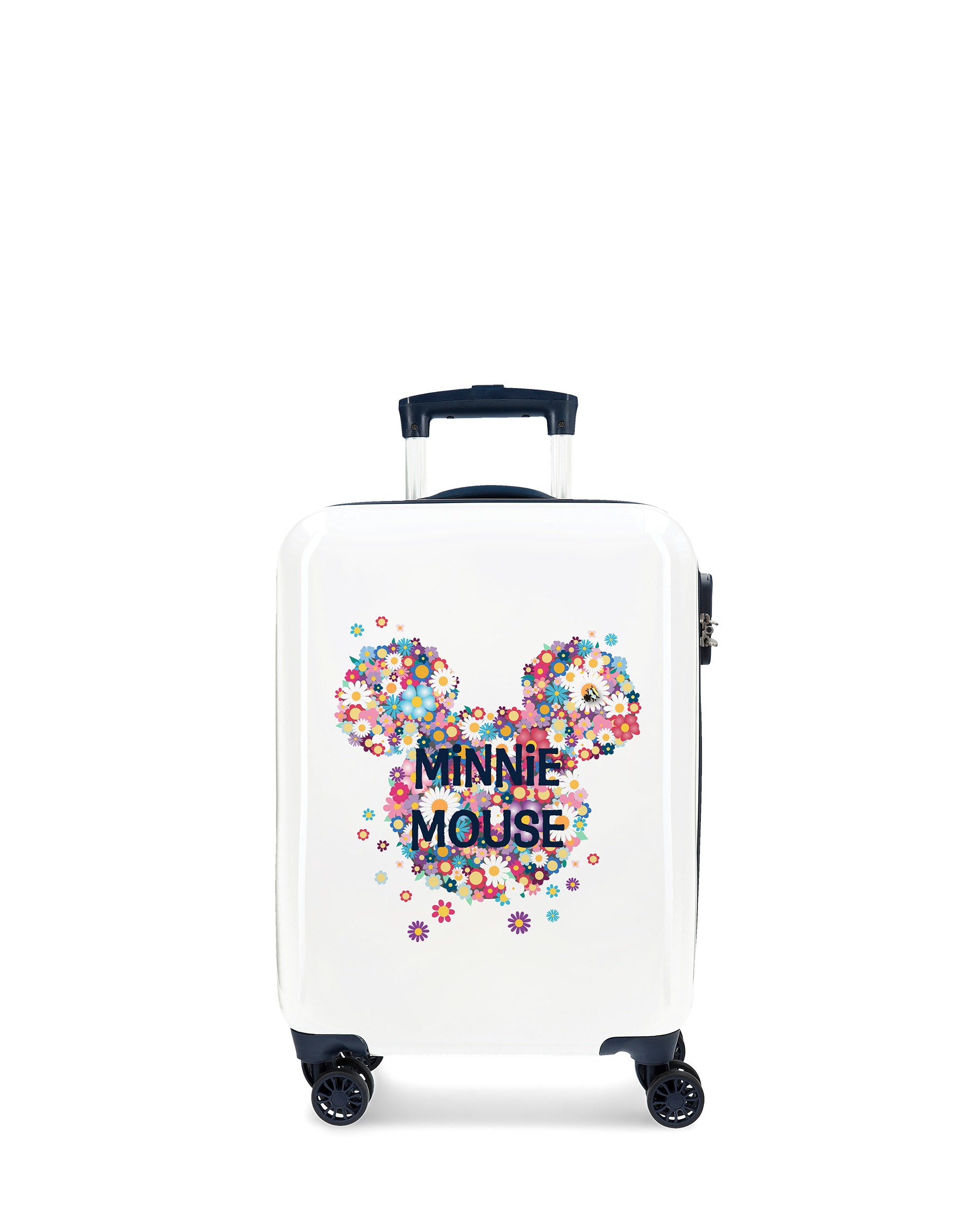 Mala de Cabine Minnie Sunny Day Flores Rígida com Capacidade de 34l Azul-1