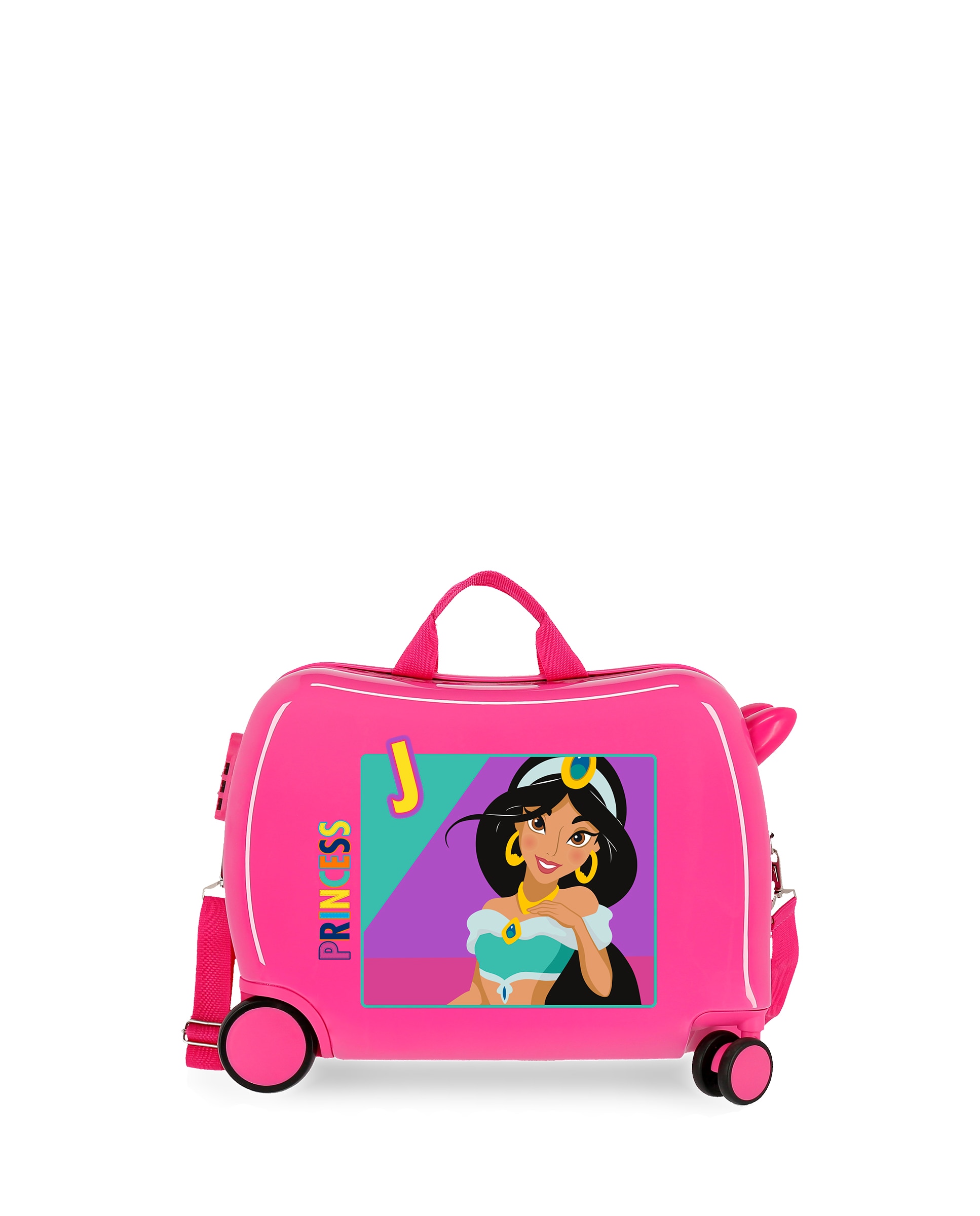 Mala de Cabine Infantil Jasmine Rígida com Capacidade de 34l Preto brilhante-1