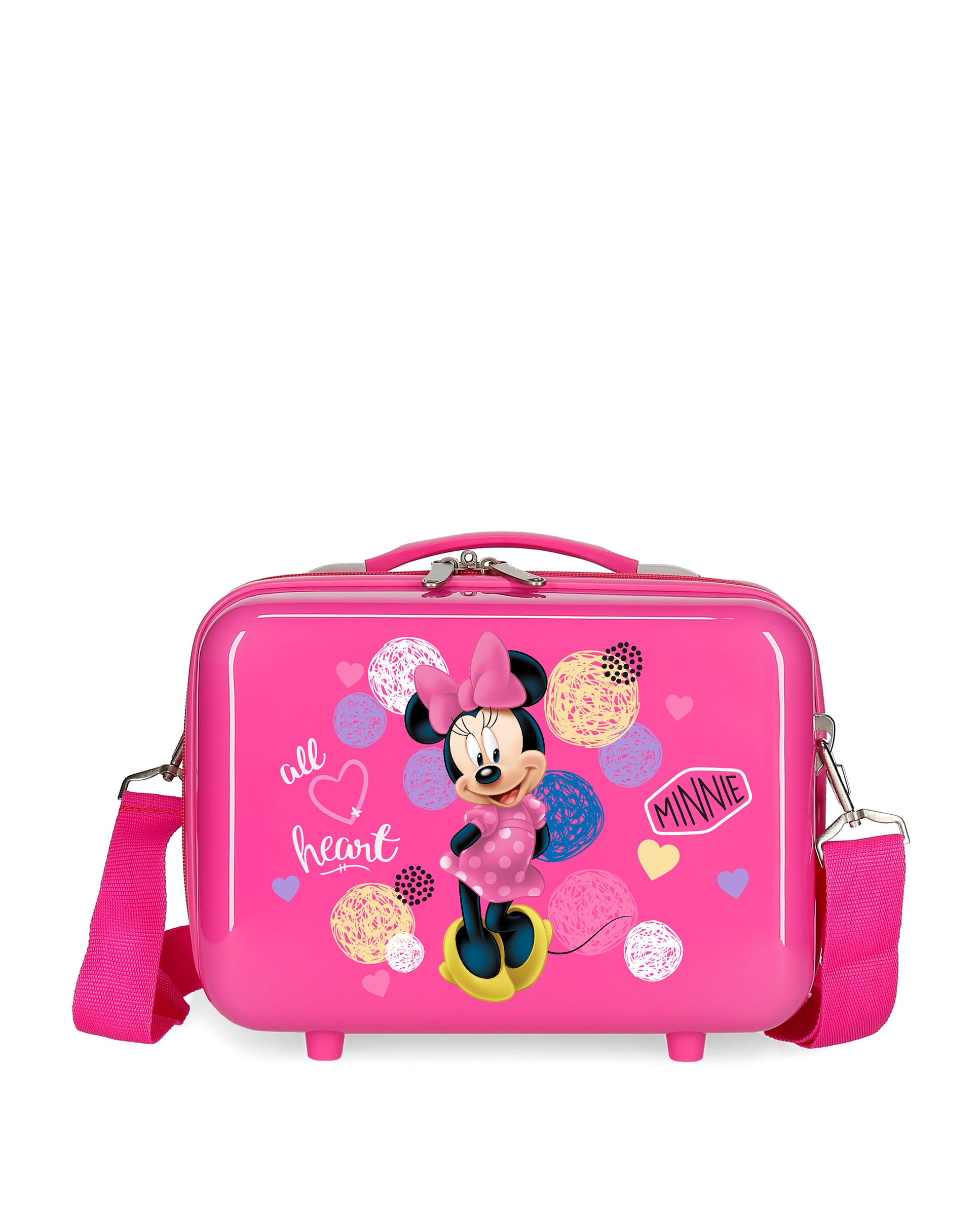 Imagem 0 de Necessaire Enjoy Minnie Heart Rígido com Capacidade de 9l