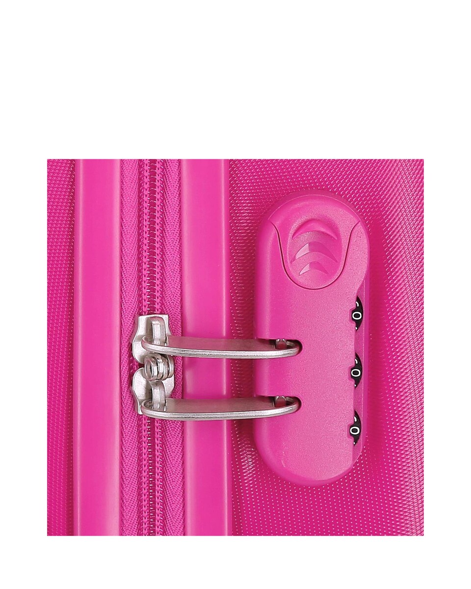 Mala de Cabine Infantil Minnie Love Rígida com Capacidade de 34l Rosa / Verde-6