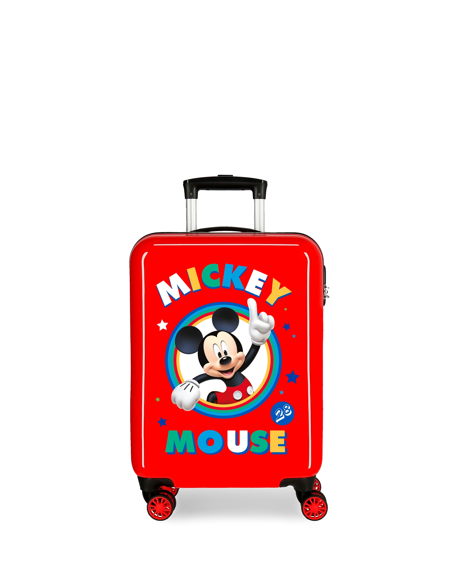 Mala de Cabine Cirkle Mickey Rígida com Capacidade de 34l Vermelho-1