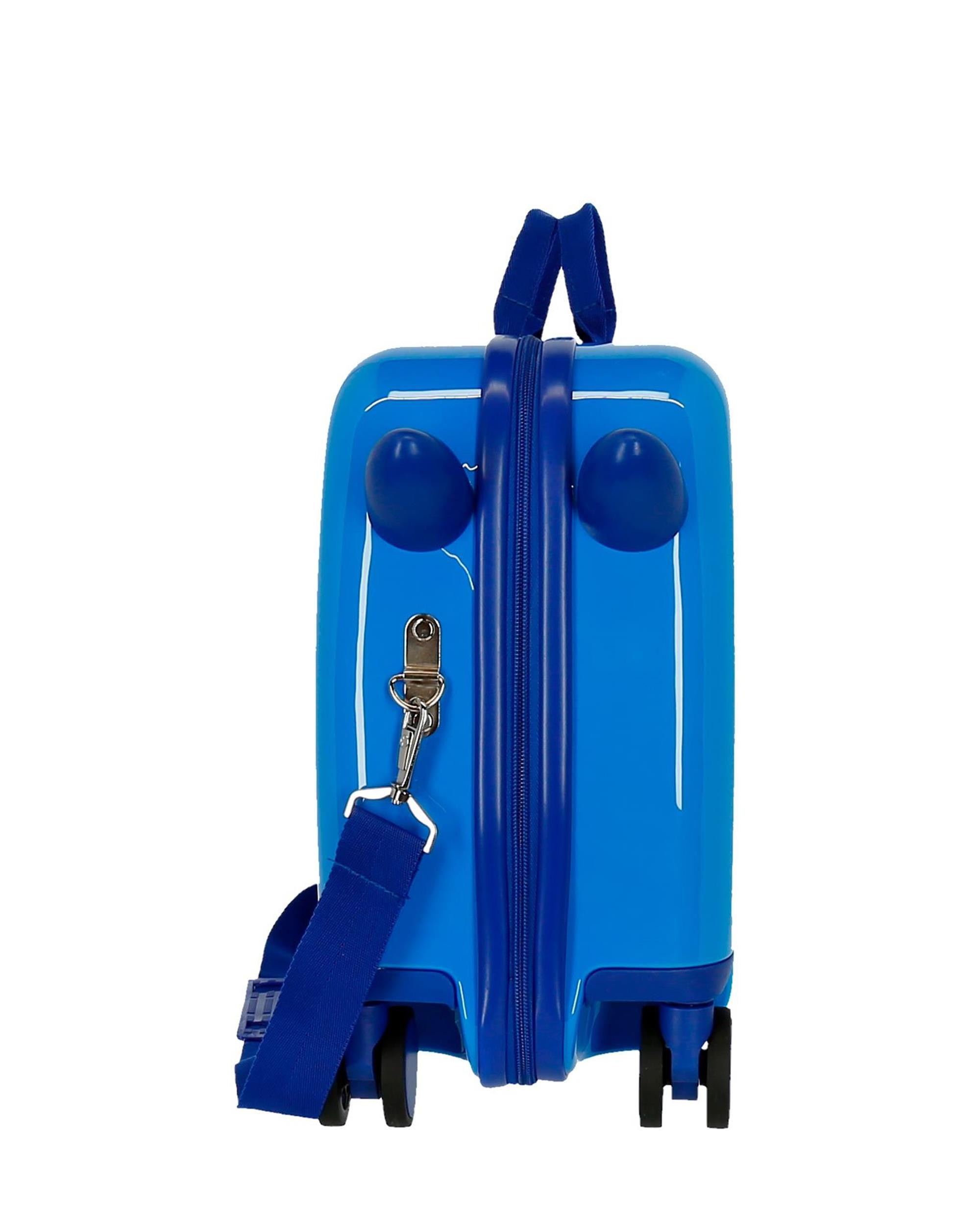 Mala Infantil 2 Rodas Multidirecionais Circle Mickey Rígida com Capacidade de 34l Azul-4