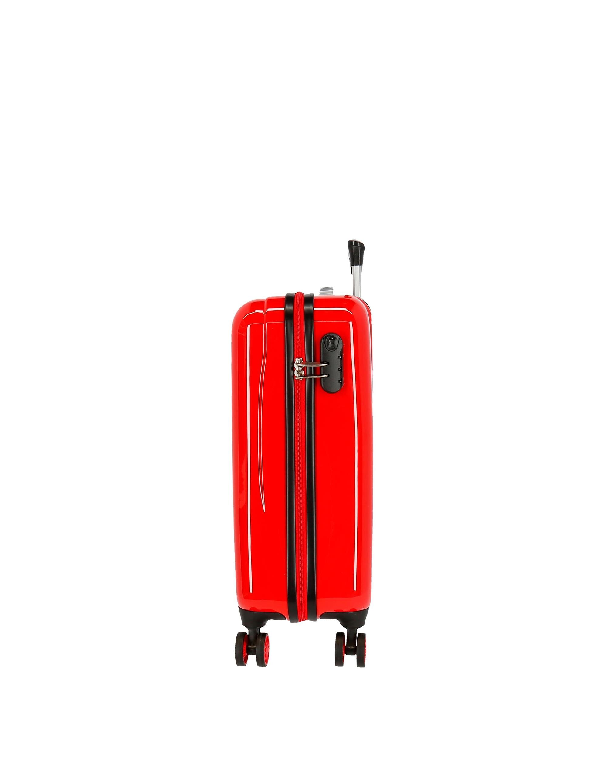 Mala de Cabine Lightning Mcque Rígida com Capacidade de 34l Vermelho-2