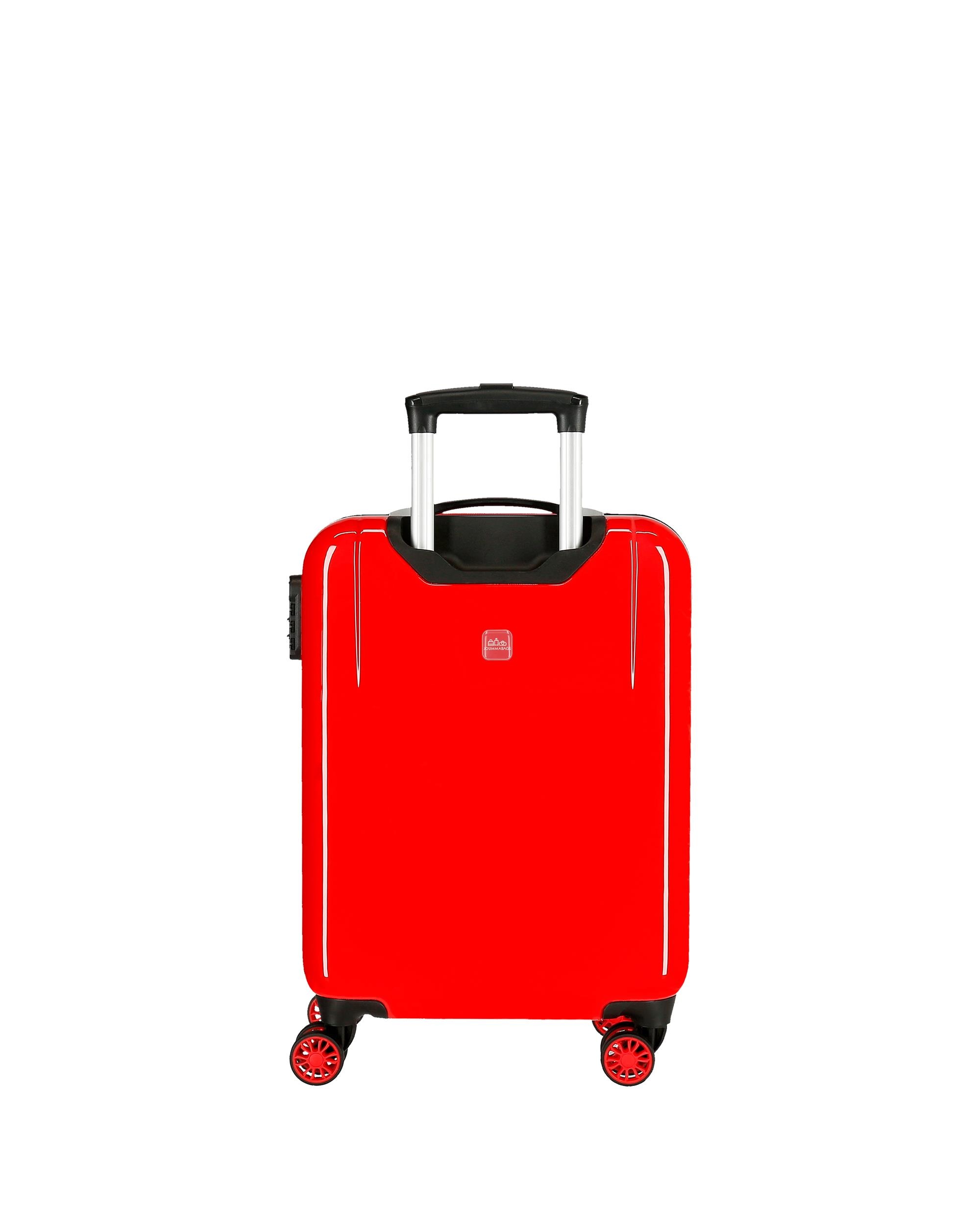 Mala de Cabine Lightning Mcque Rígida com Capacidade de 34l Vermelho-3