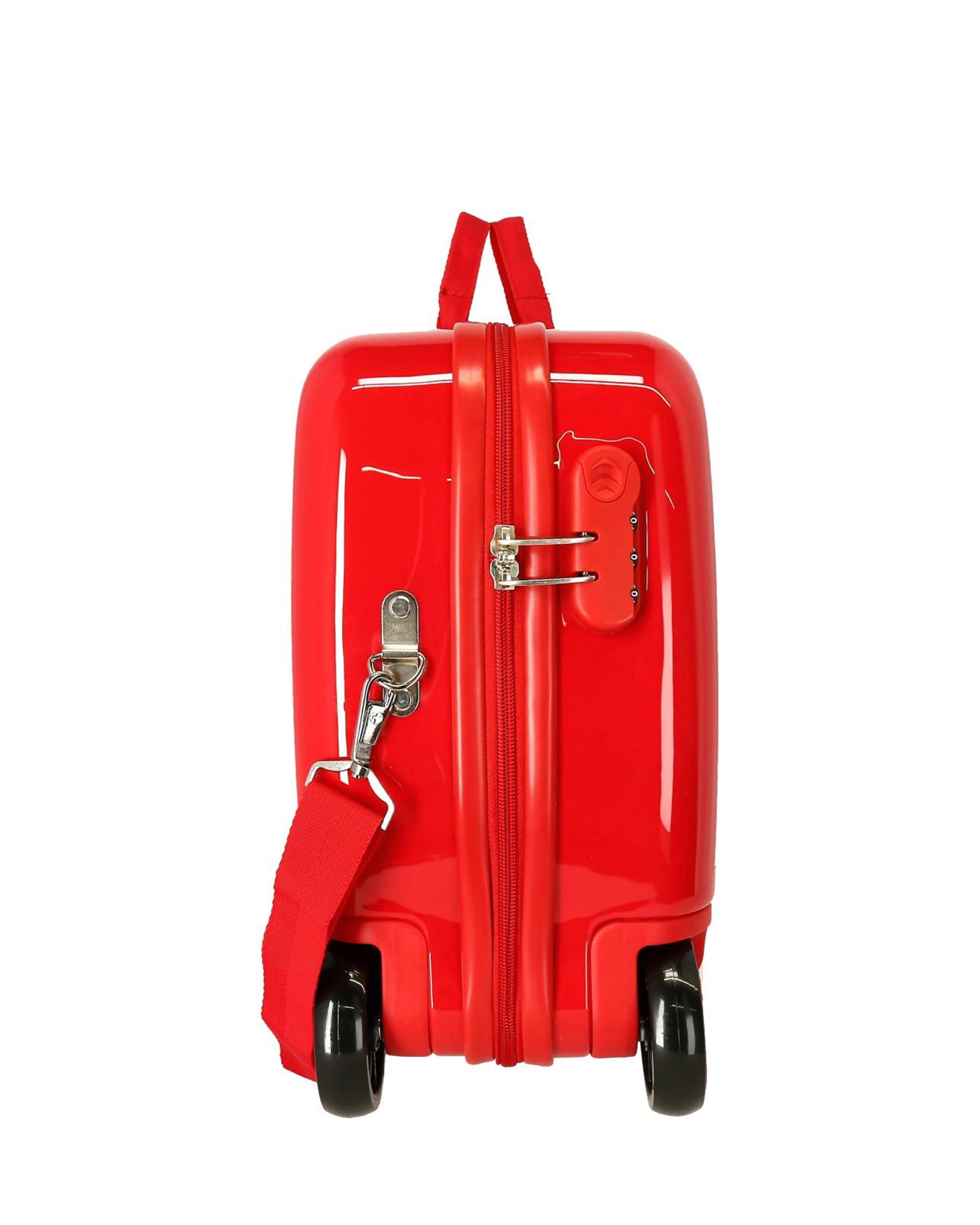 Mala de Cabine Infantil Spiderman Geo Rígida com Capacidade de 34l Branco / Vermelho-2