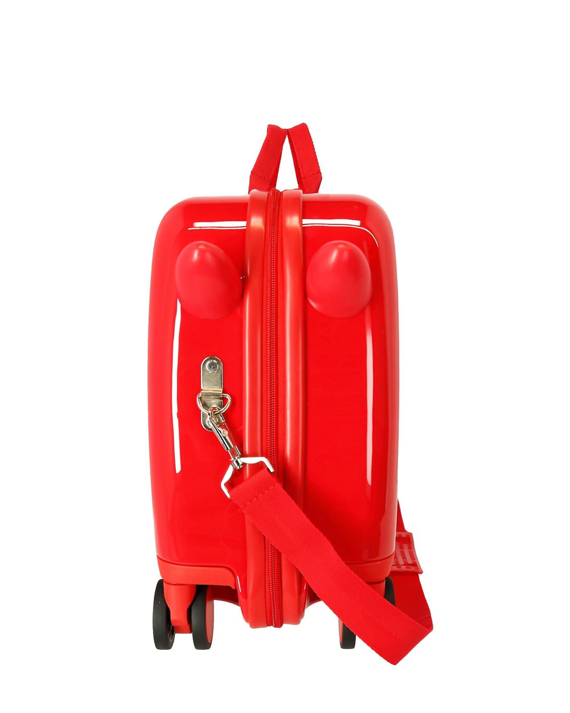 Mala de Cabine Infantil Spiderman Geo Rígida com Capacidade de 34l Branco / Vermelho-4