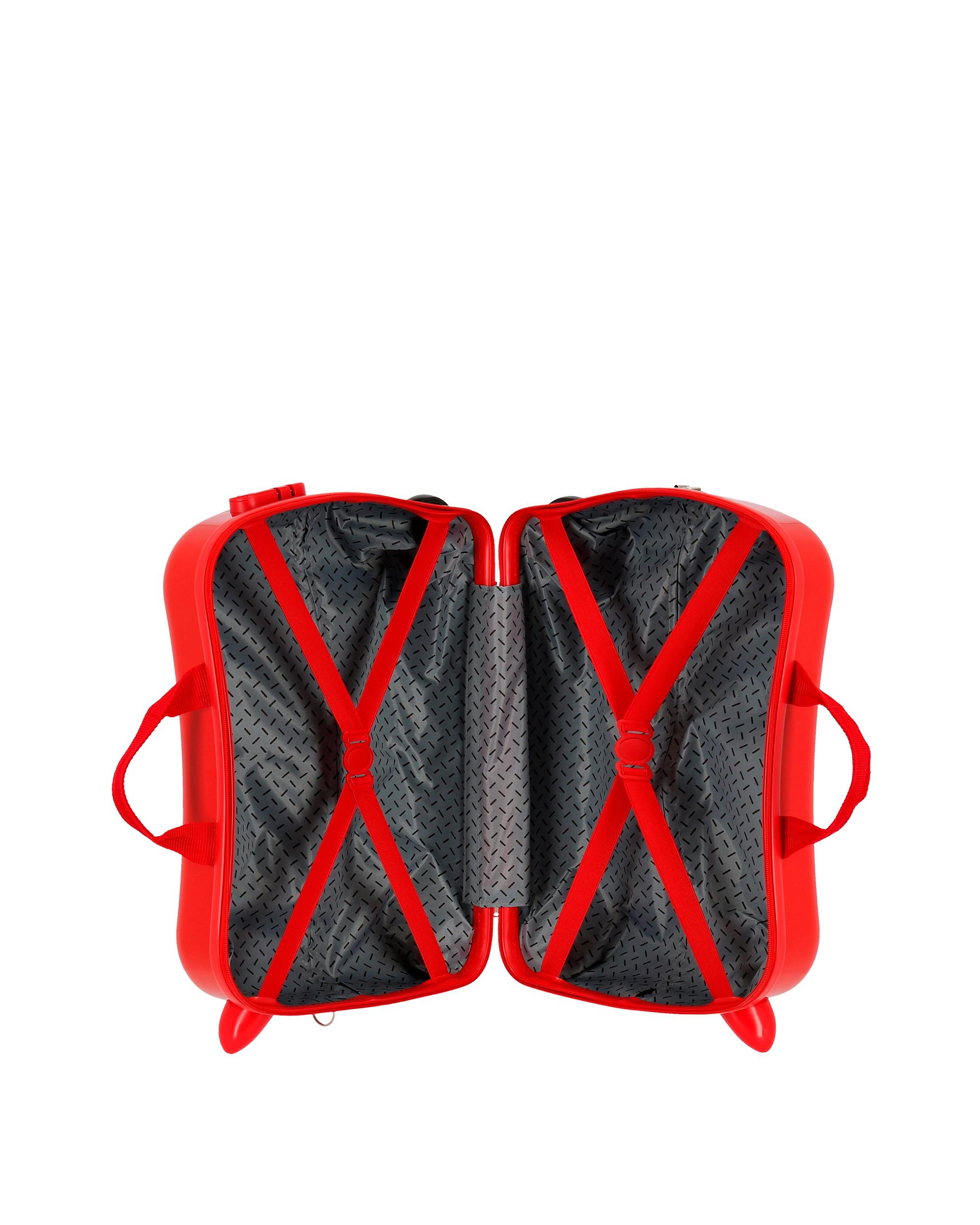 Mala de Cabine Infantil Spiderman Geo Rígida com Capacidade de 34l Branco / Vermelho-5