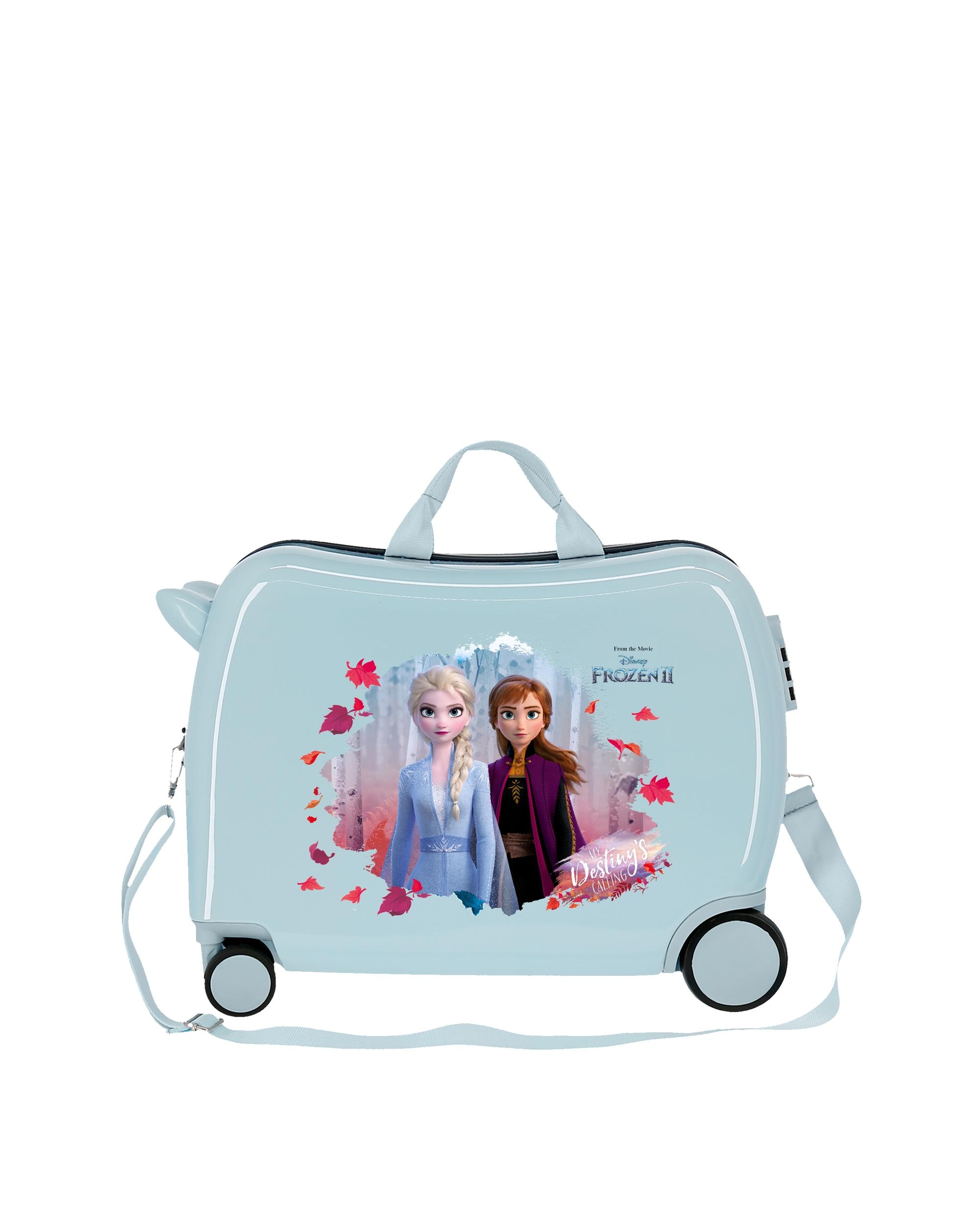 Maleta de Cabine Infantil Frozen In The Woods Rígida com Capacidade de 38l Azul-claro-3