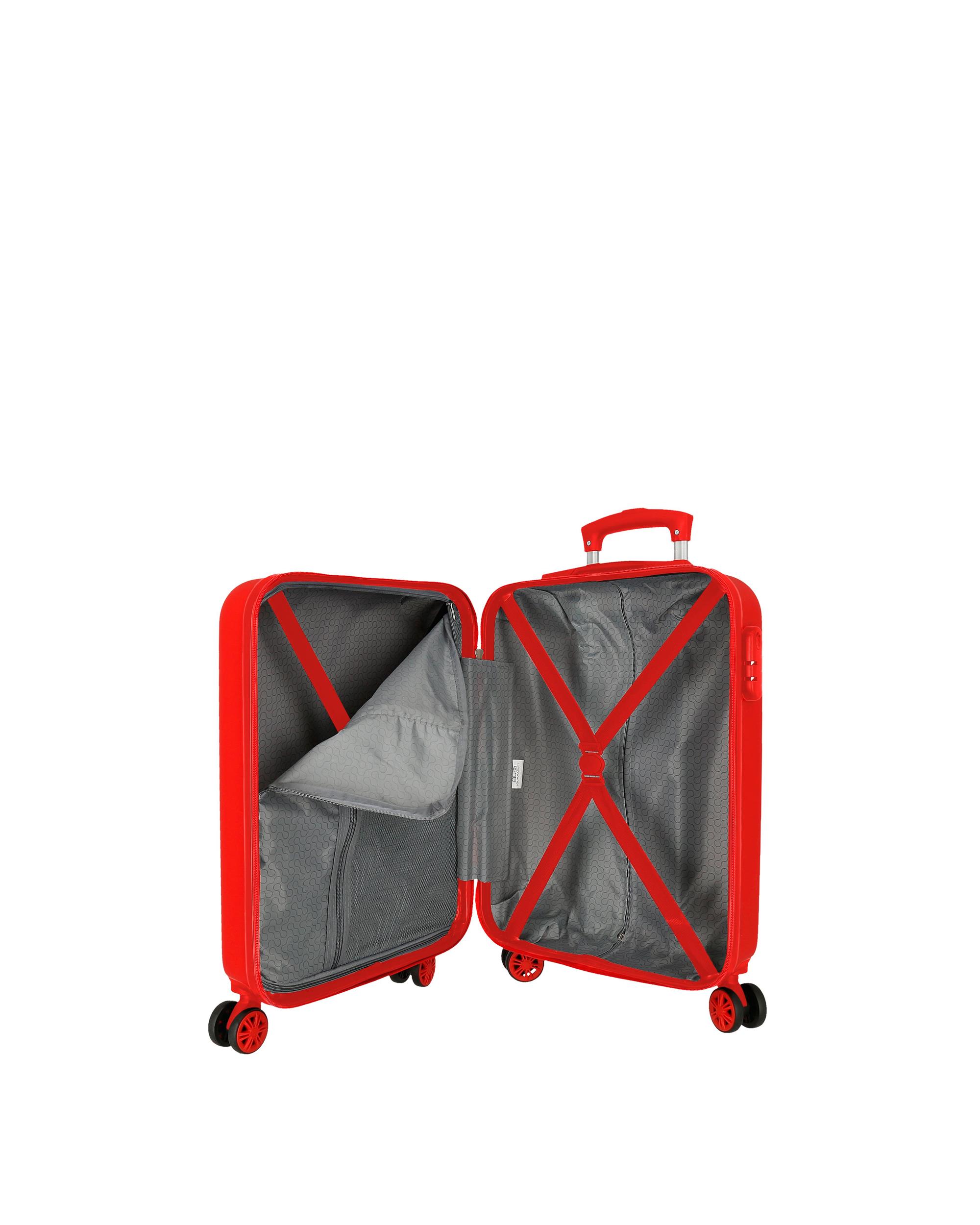 Mala de Cabine Spiderman Pop Marvel Rígida com Capacidade de 34l Vermelho-5