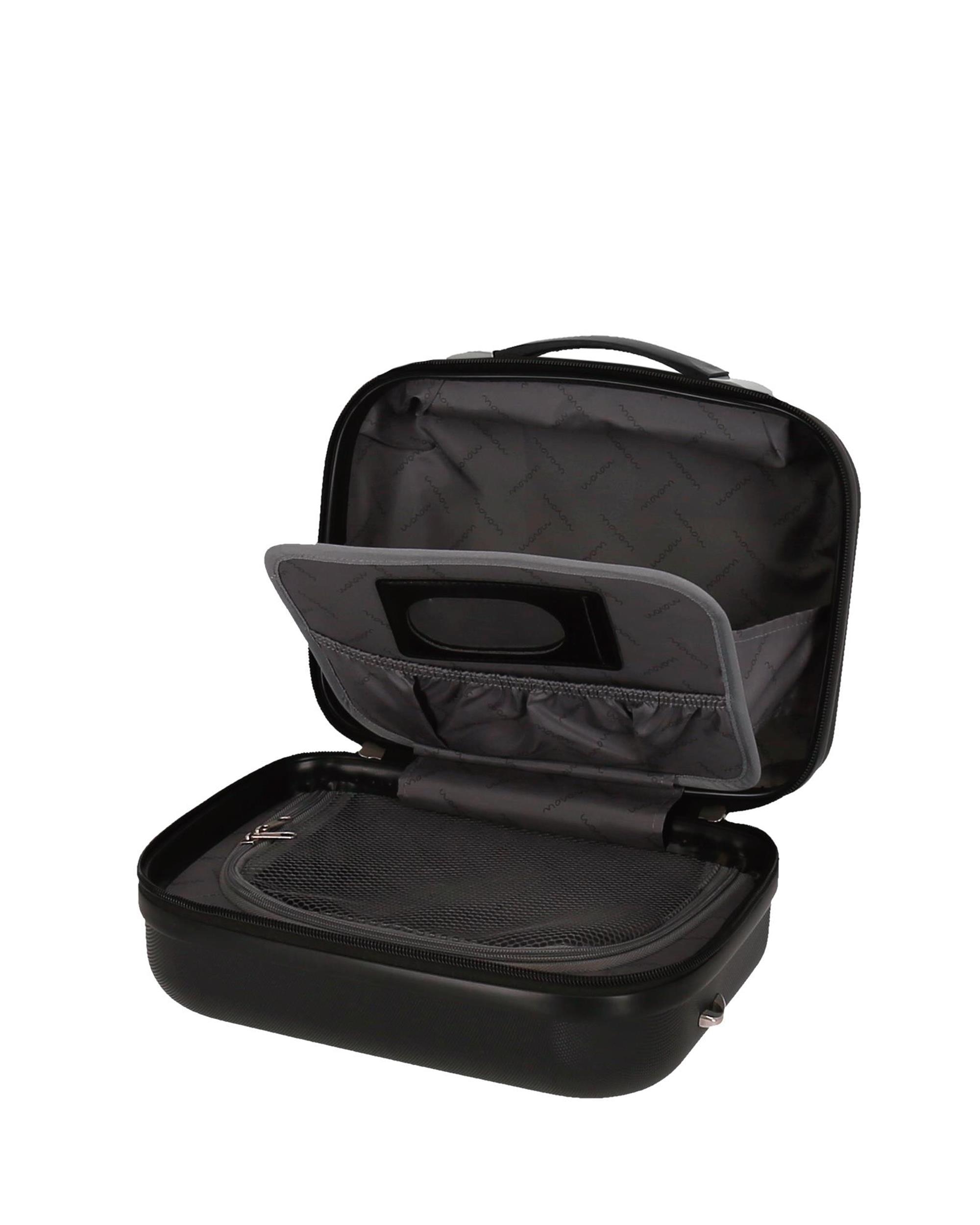 Necessaire Movom Riga Rígido com Capacidade de 9l Preto-4