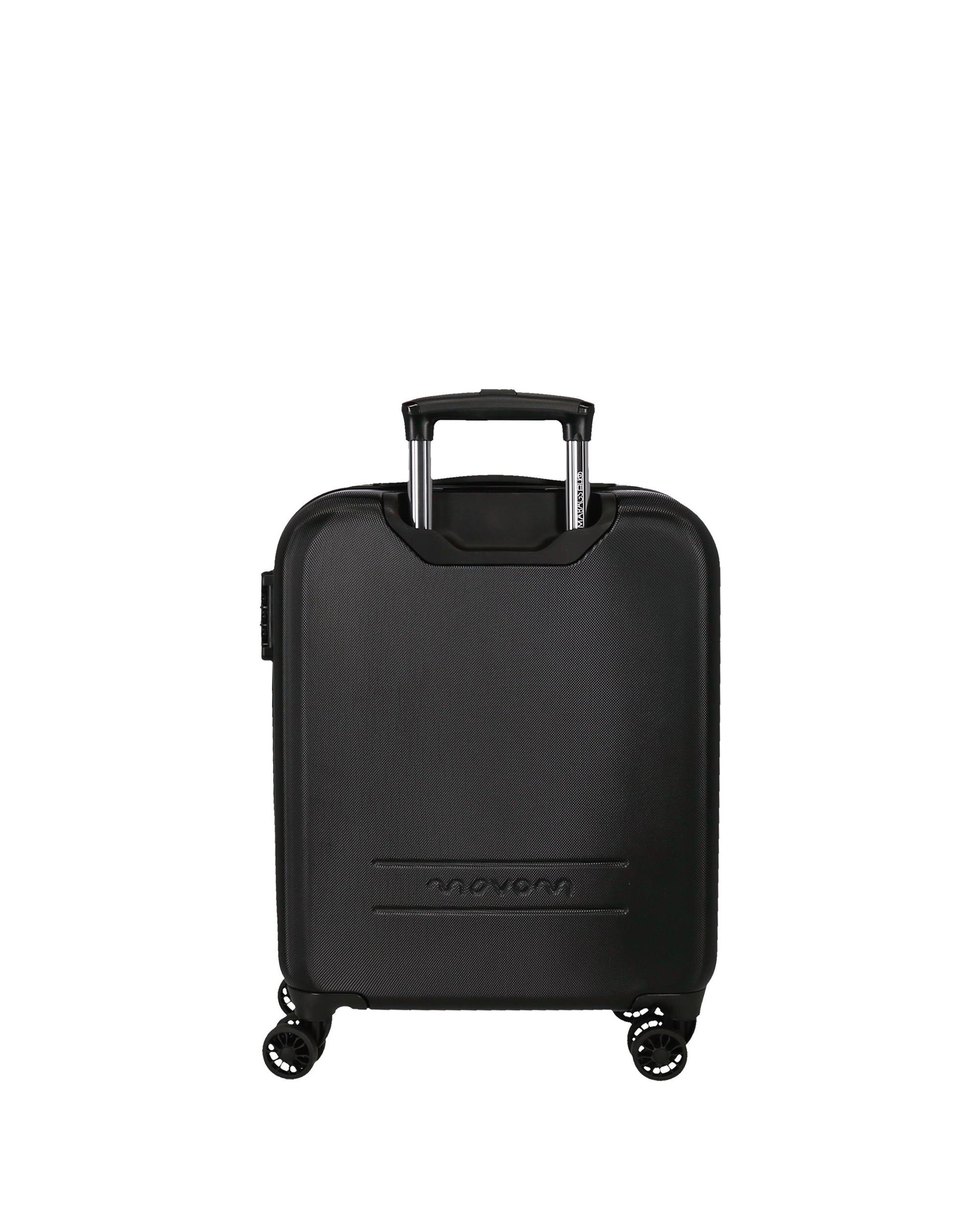 Trolley de Cabine Riga Rígido 37L Preto-3