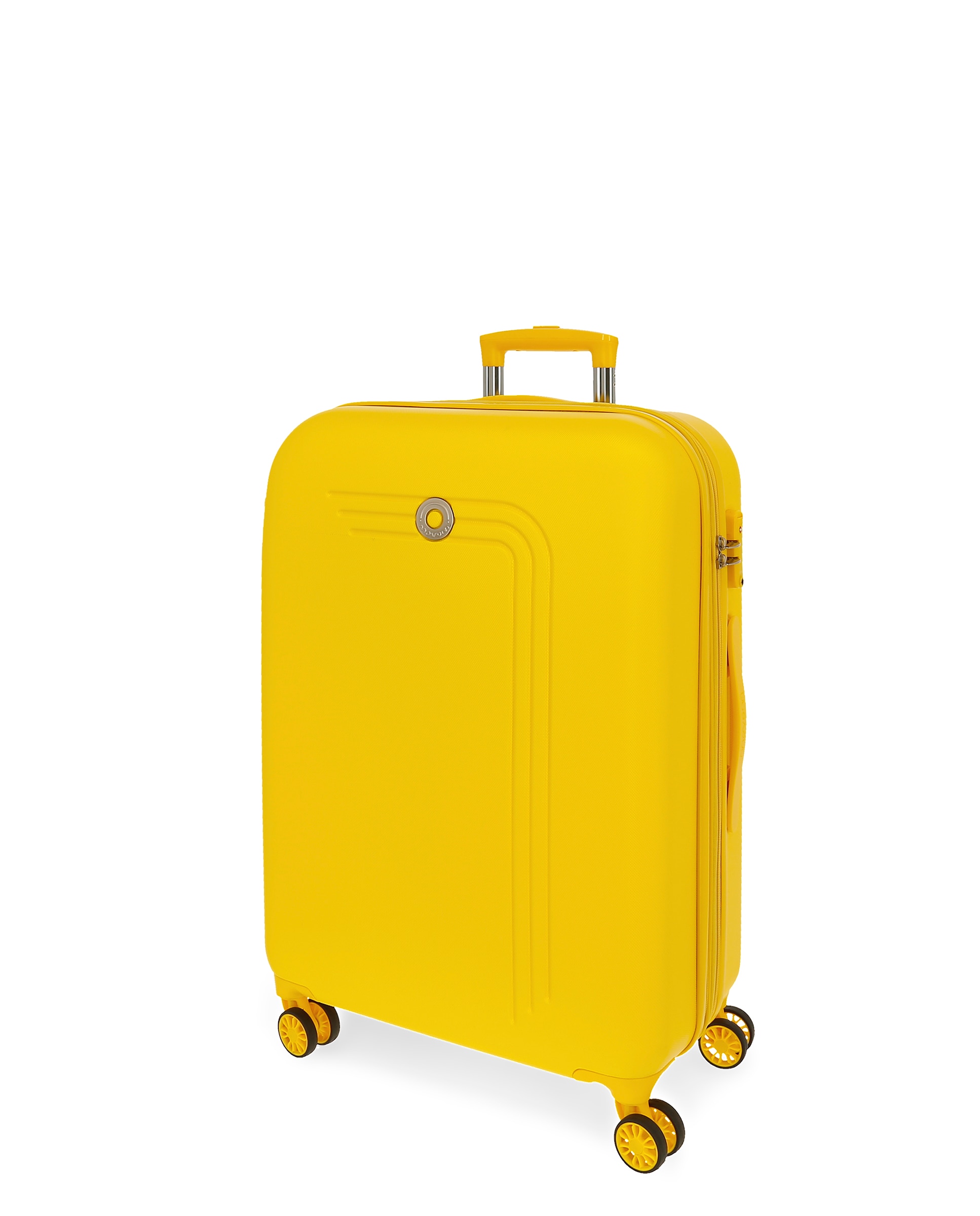 Trolley Médio Riga Rígido 72L Amarelo-1