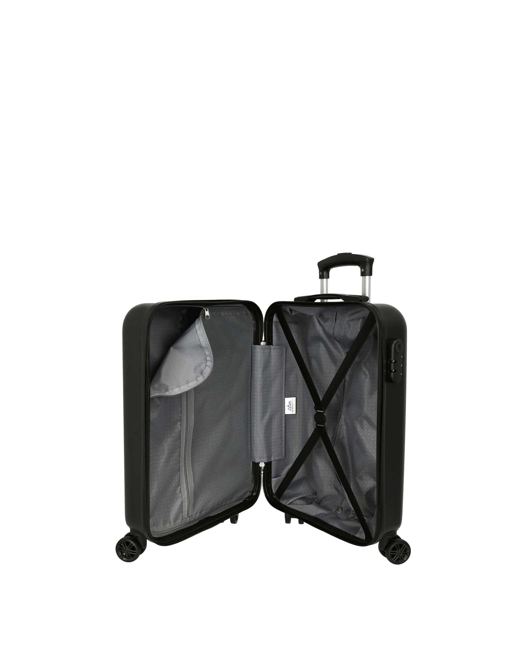 Mala de Cabine Rígida Spiderman Geo Rígida com Capacidade de 34l Preto-5