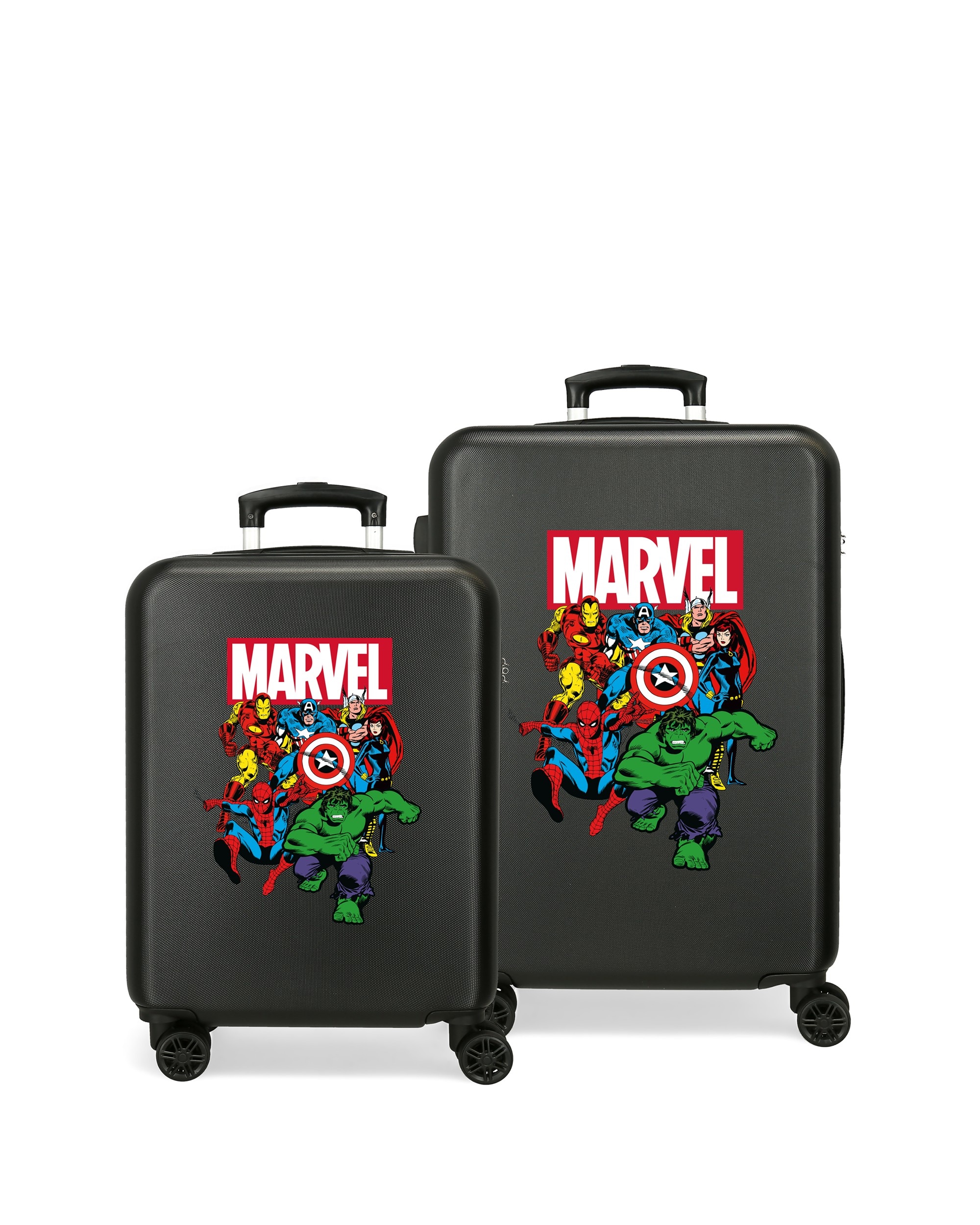 Imagem 0 de Conjunto de Malas (cabine e Média) Sky Avengers Rígidas com Capacidade de 104l