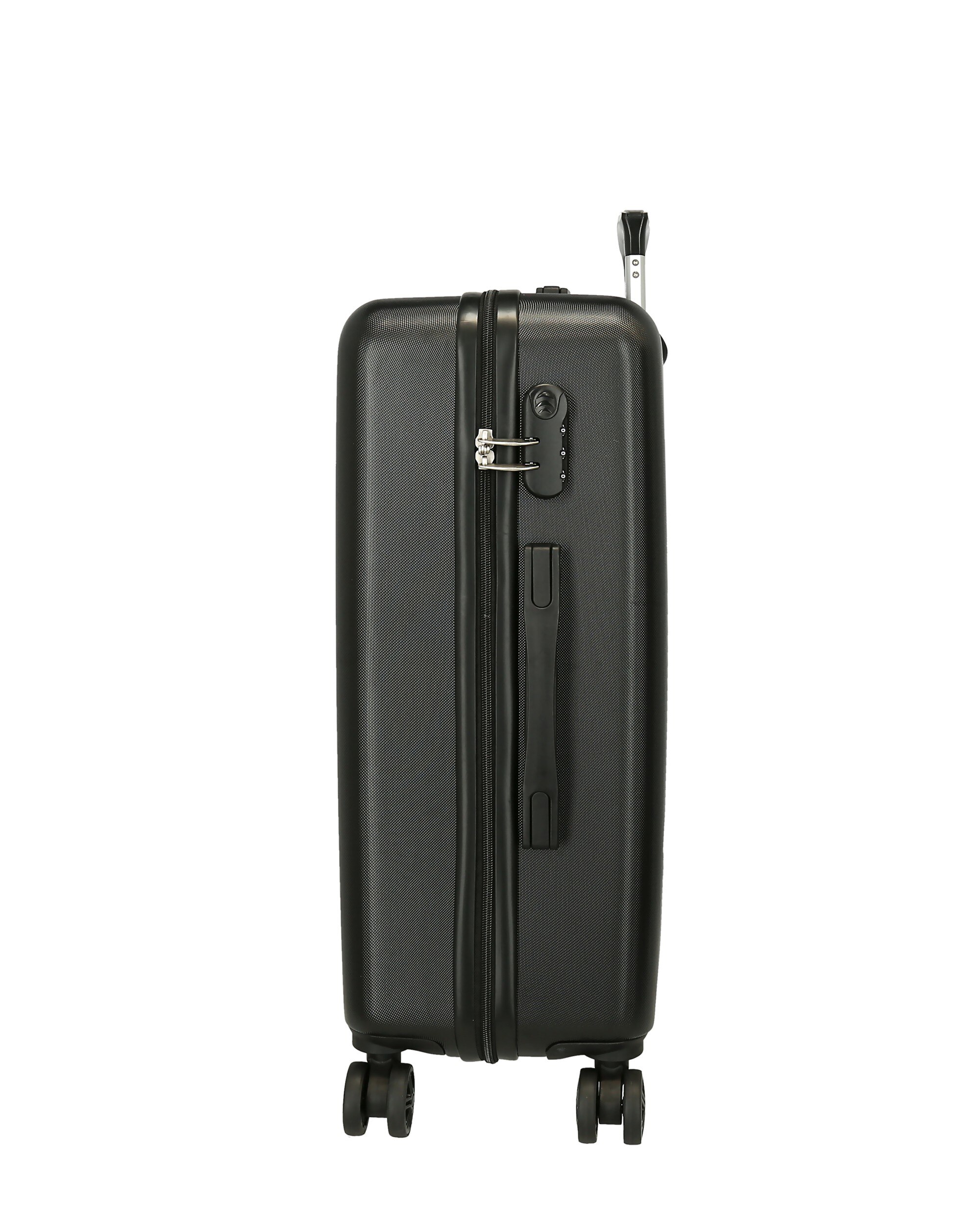 Conjunto de Malas (cabine e Média) Sky Avengers Rígidas com Capacidade de 104l Preto-2
