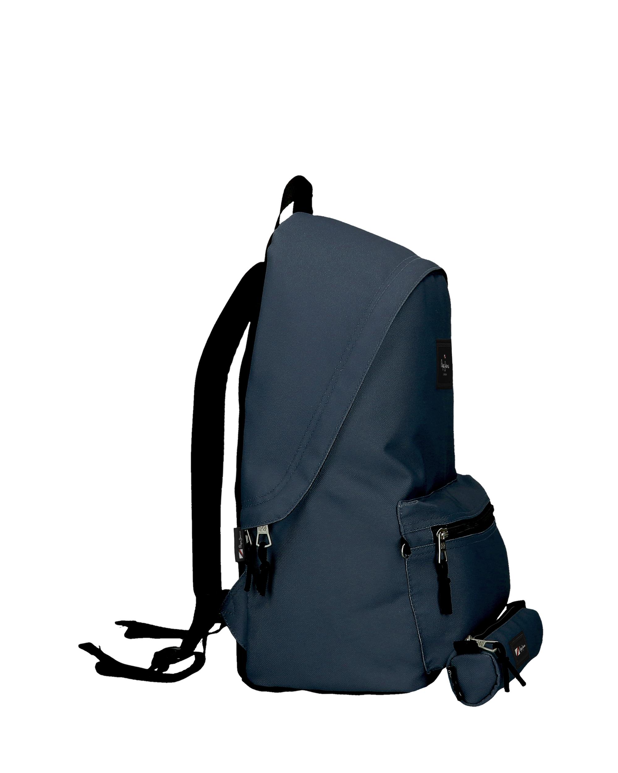 Mochila Porta Computador + Estojo Escolar Pepe Jeans Aris Azul-marinho Azul-2