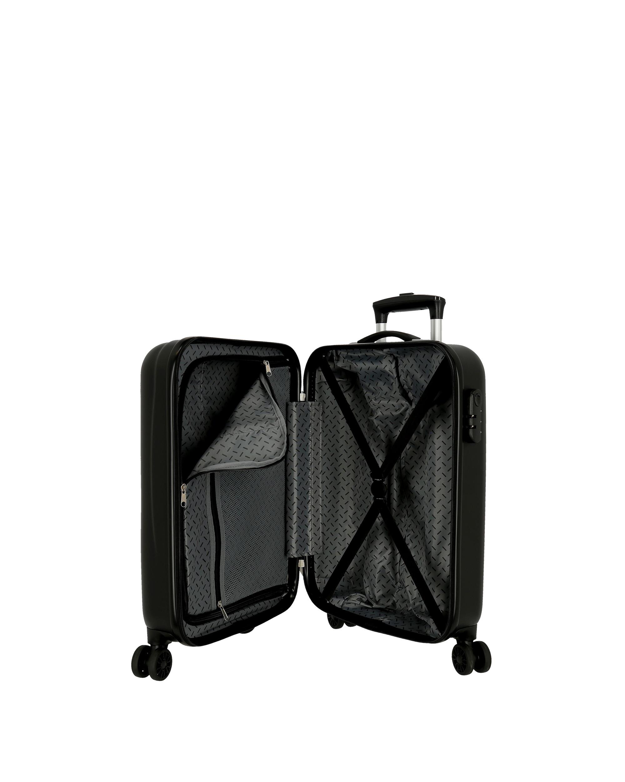 Mala de Cabine Movom Free Dots Rígida com Capacidade de 34l Preto-5