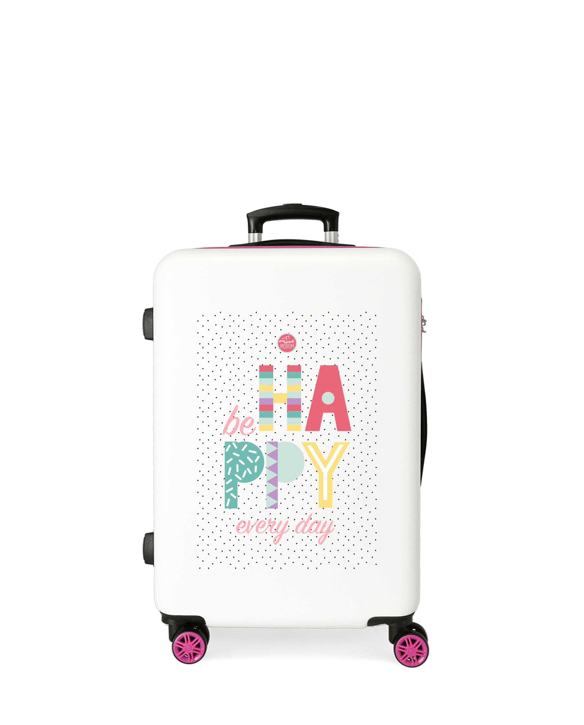 Mala Média Movom Be Happy com Capacidade de 70l Branco-1