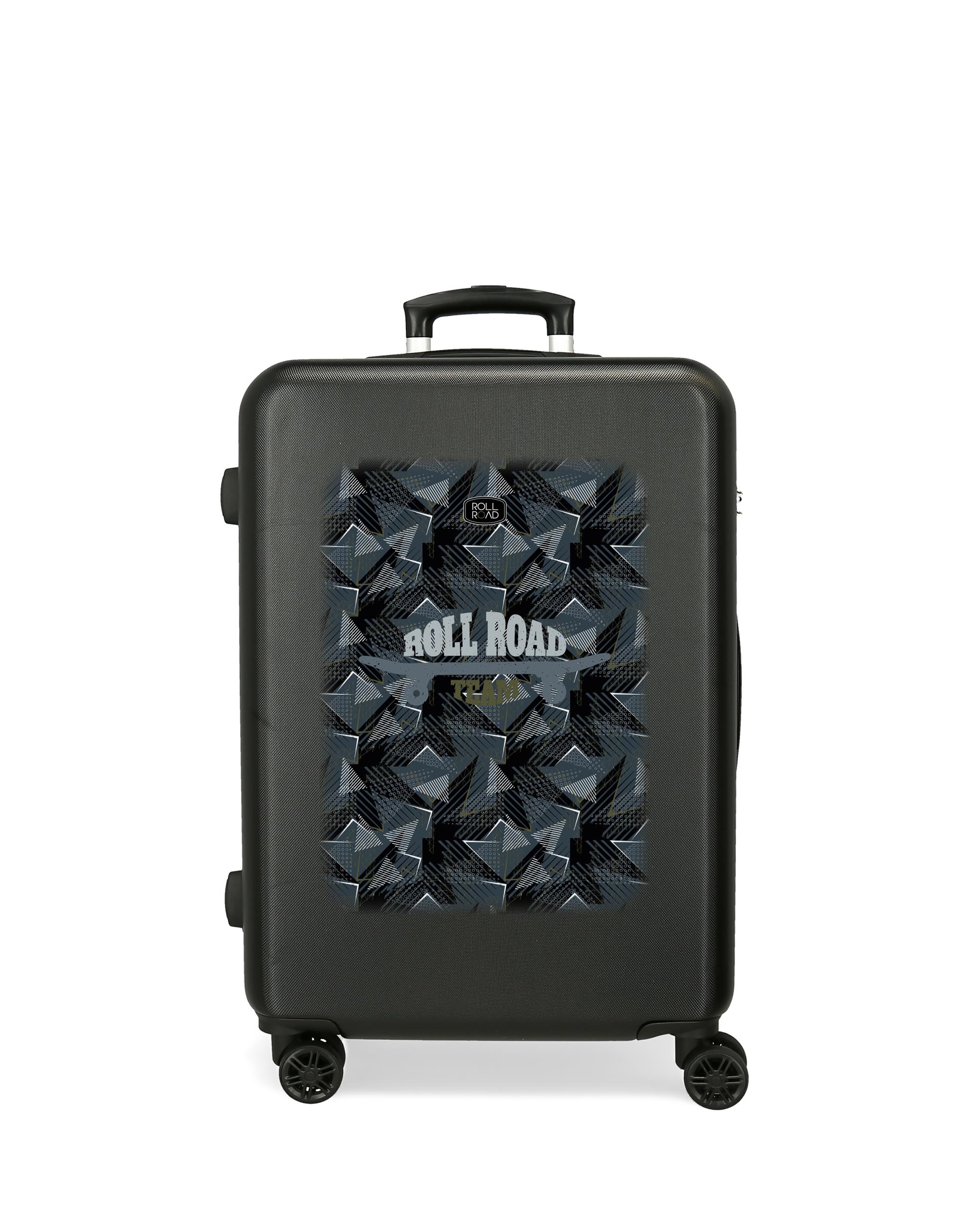 Mala Média Team Rígida com Capacidade de 70l Preto-1