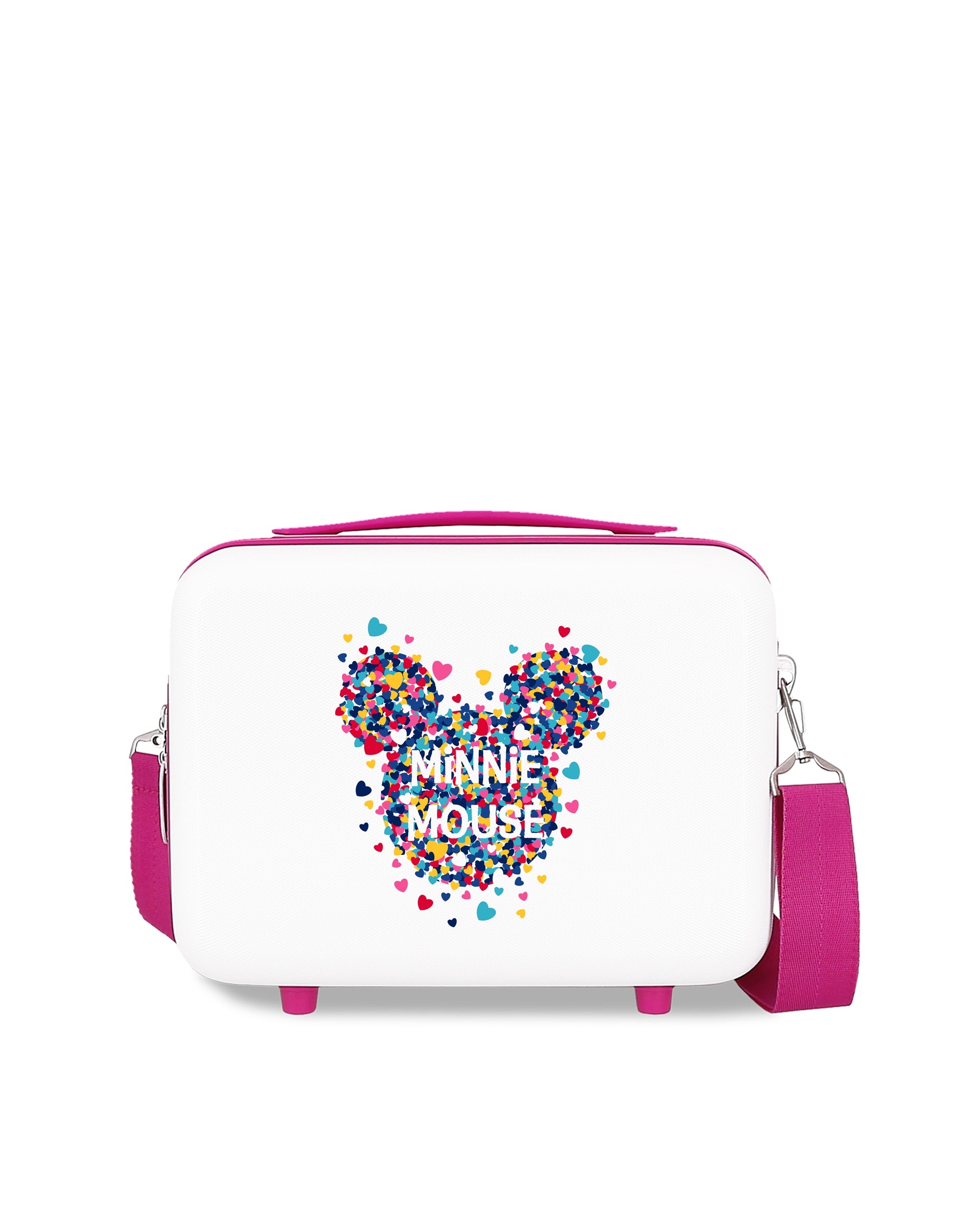 Imagem 0 de Necessaire Minnie Magic Corações Rígido com Capacidade de 9l