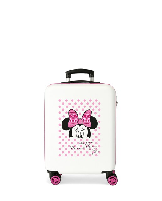 Imagem 0 de Mala de Cabine Mickey & Minnie Luggage Sign Of Minnie Rígida com Capacidade de 34 L.