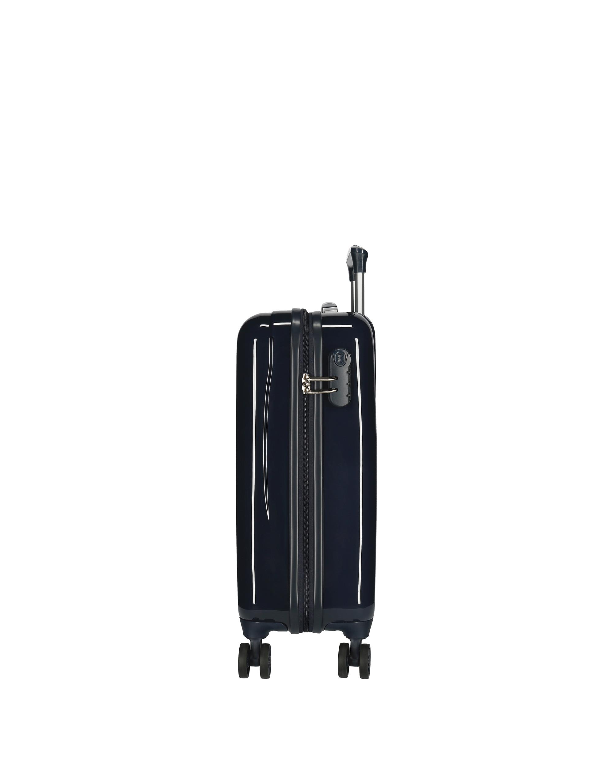 Trolley de Cabine Infantil Arco-Íris Always Smile Rígido 35L Azul-2