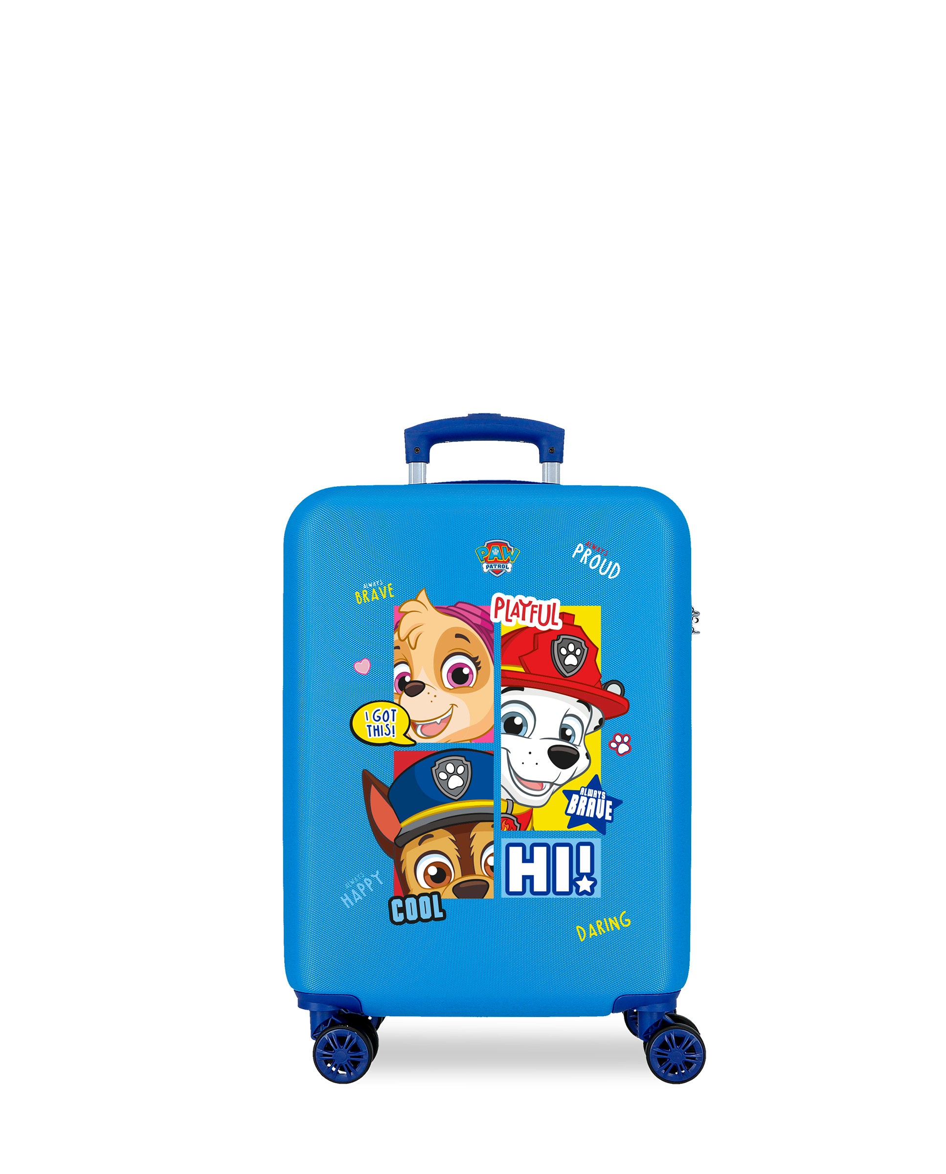 Imagem 0 de Mala de Cabine La Patrulha Pata Be Happy Rígida com Capacidade de 34l