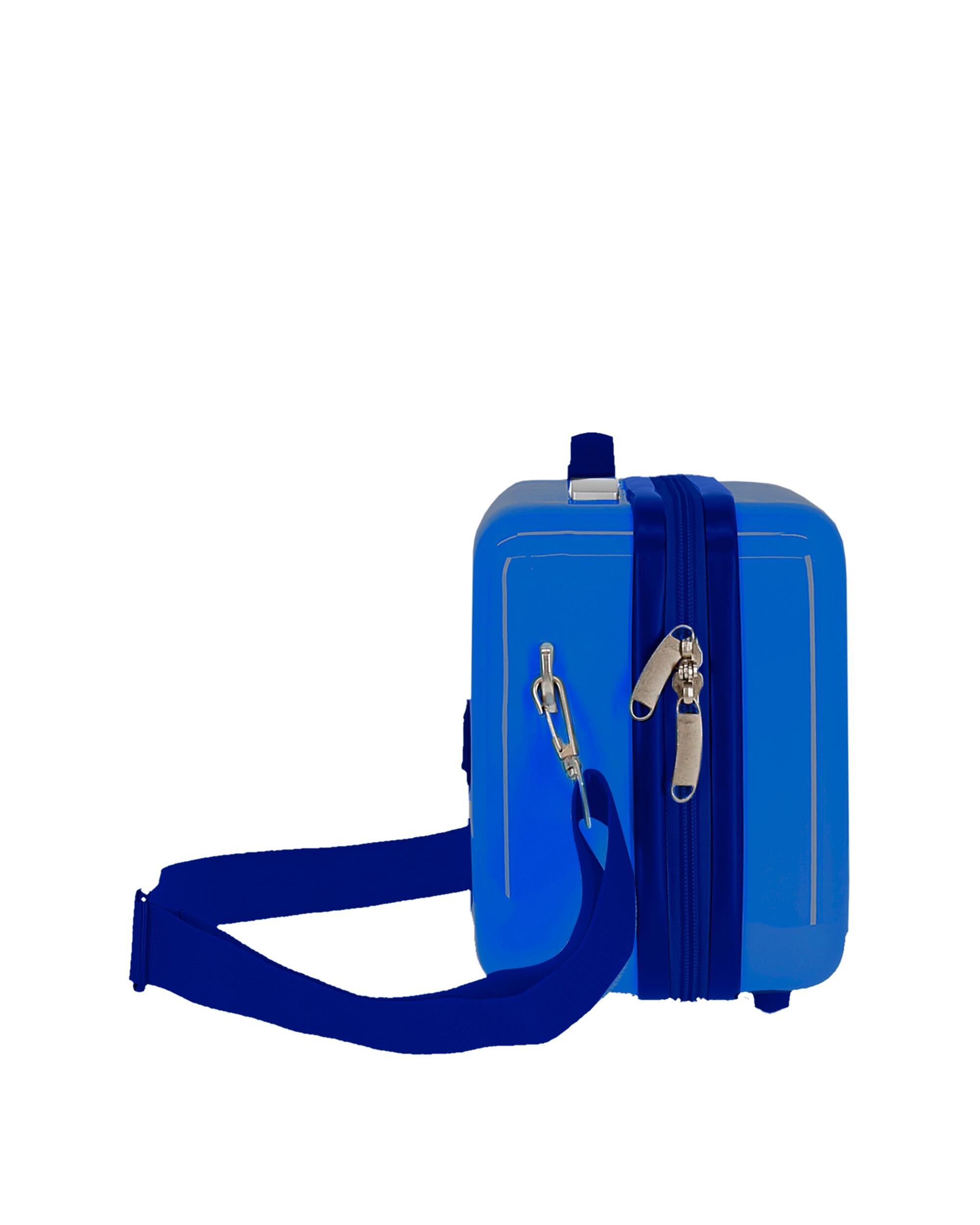 Necessaire Abs Be Happy Adaptável Azul Rígida com Capacidade de 9l Azul-2